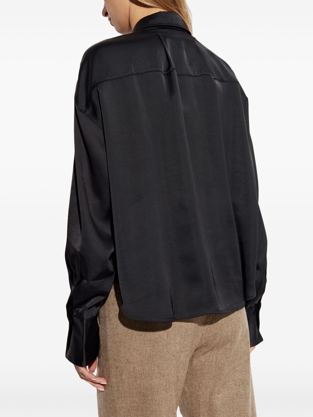 long-sleeve polo top - 4