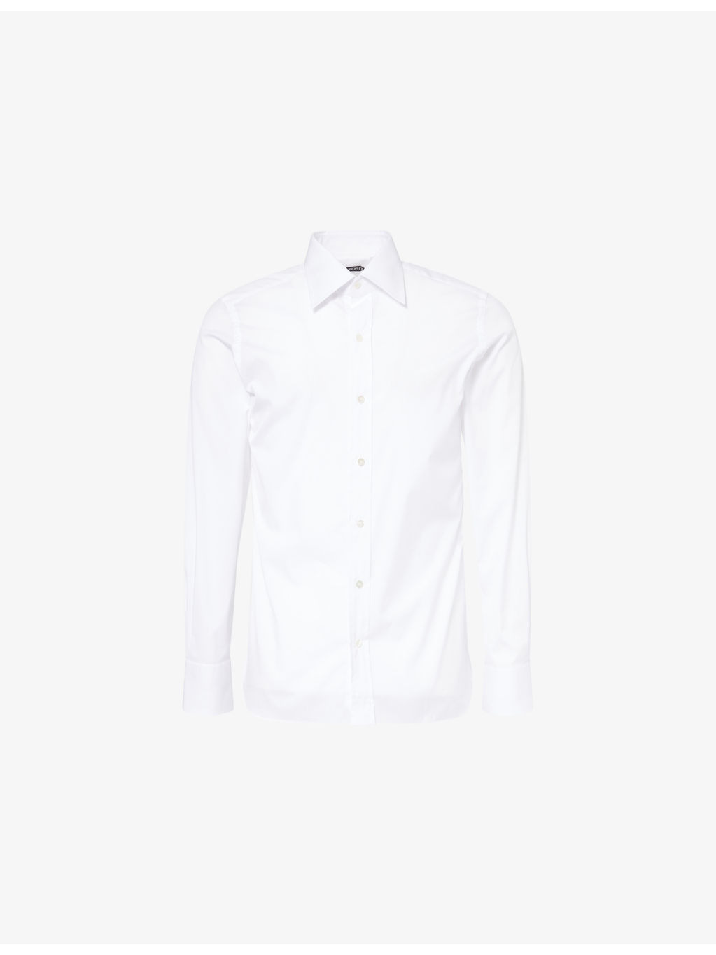 Slim-Fit Long-Sleeves Cotton-Poplin Shirt - 1