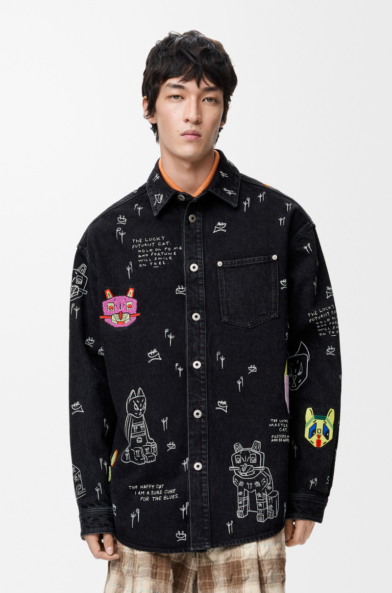 Overshirt in denim 3