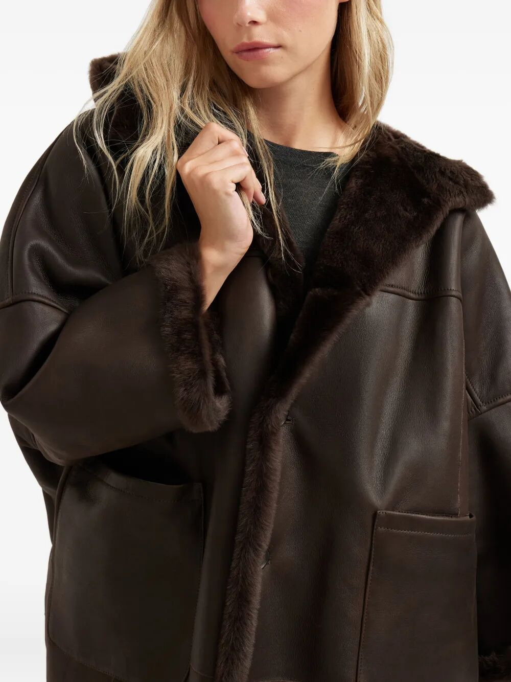 Brunello Cucinelli Women Fur Overcoat - 5