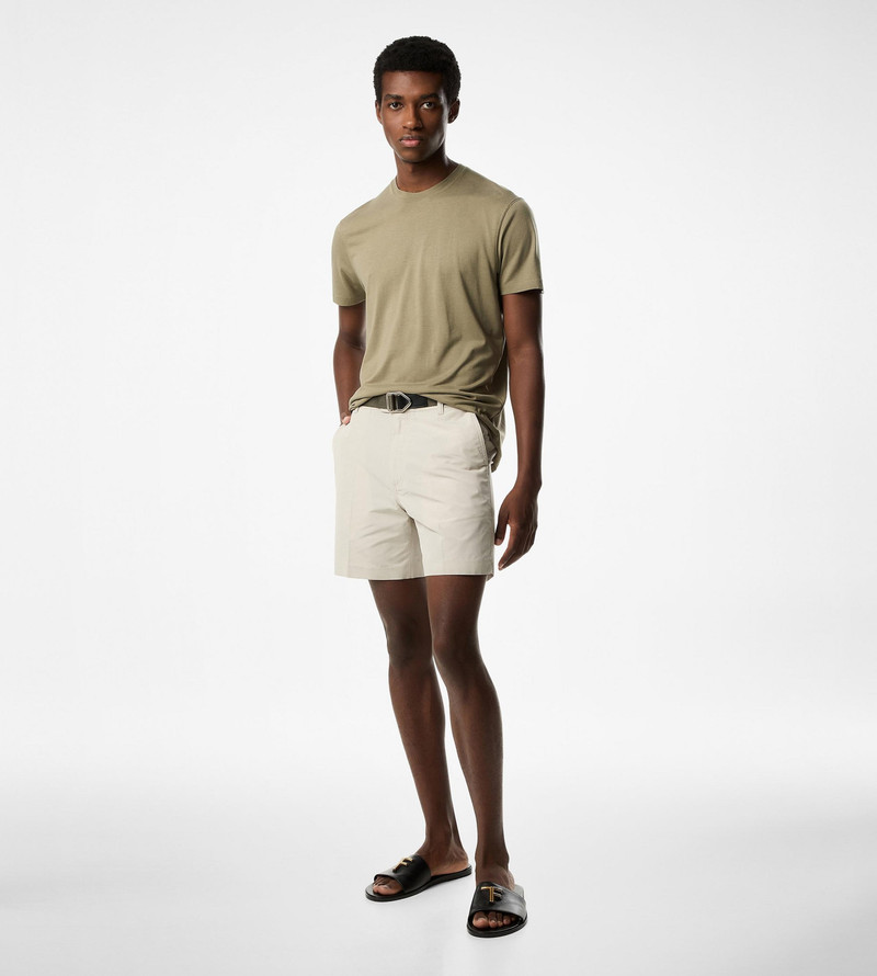 TOM FORD TECHNICAL FAILLE TAILORED SHORTS outlook