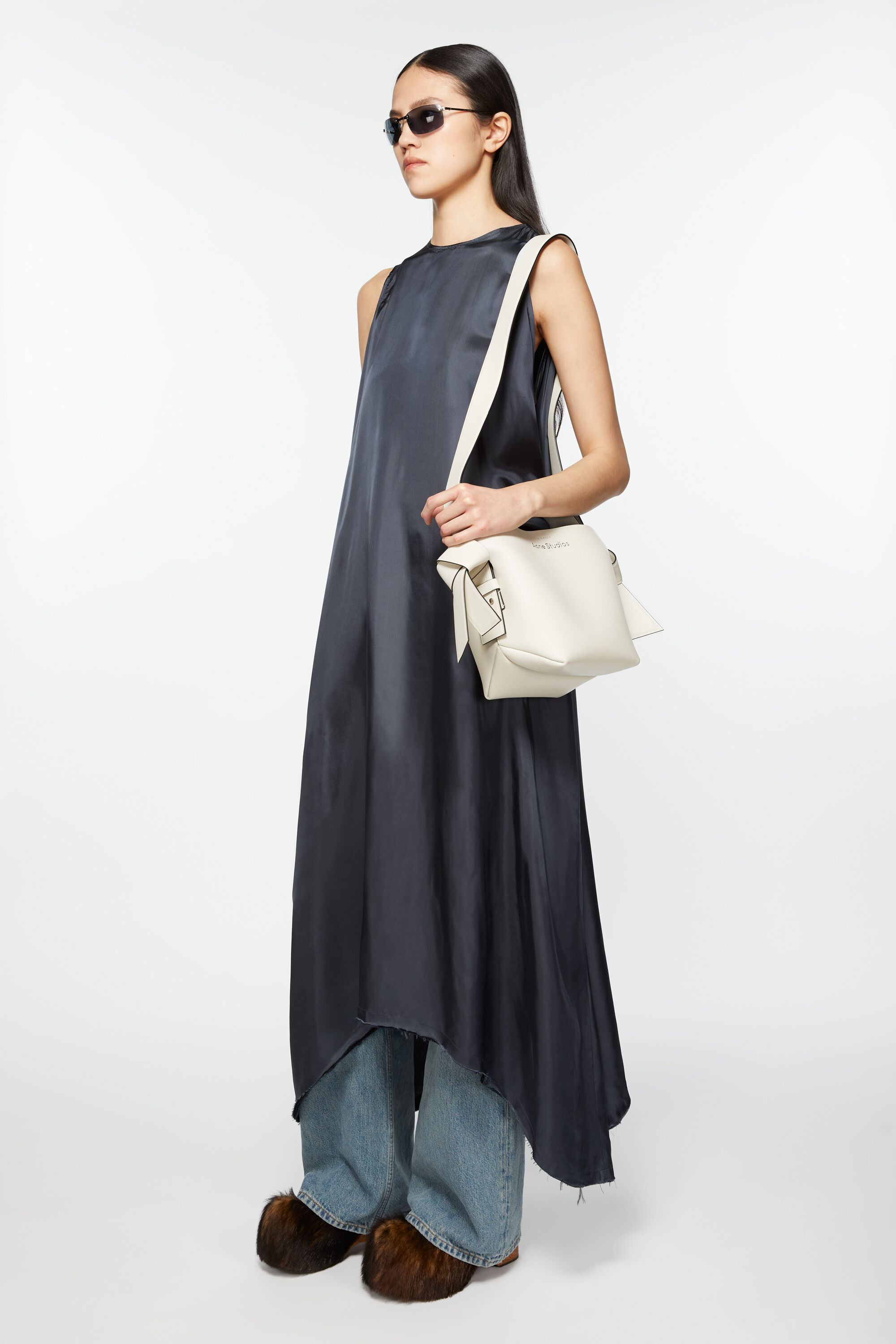 Musubi mini shoulder bag - White/black - 2