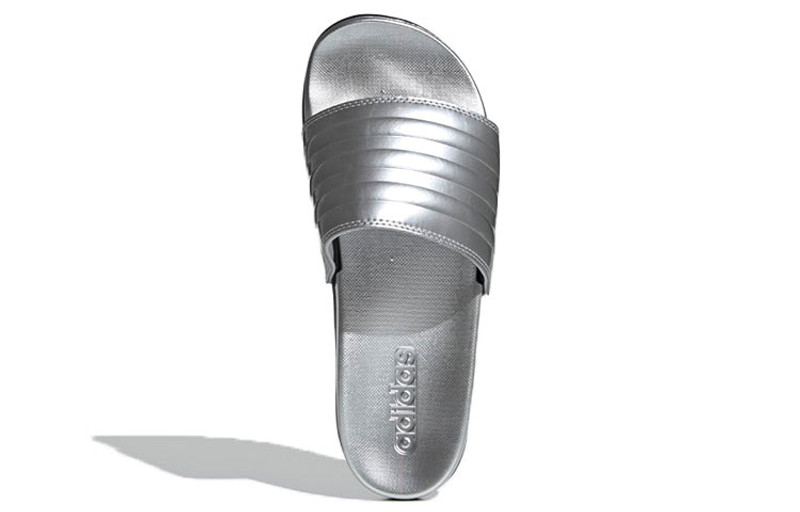 adidas (WMNS) adidas Adilette Comfort Slide 'Silver Metallic' FW7683 outlook