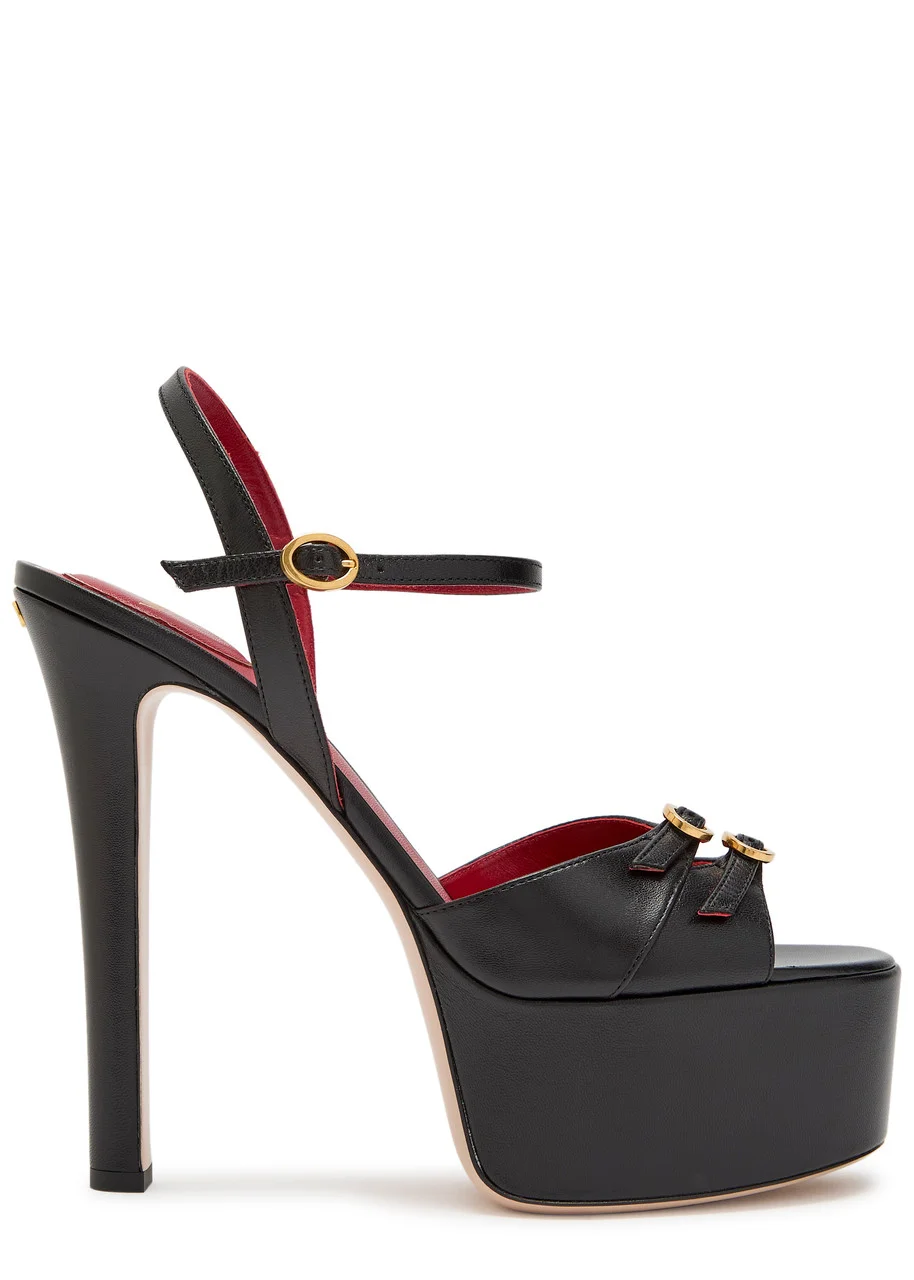 Valentino Garavani Crasher 145 Leather Sandals - 1