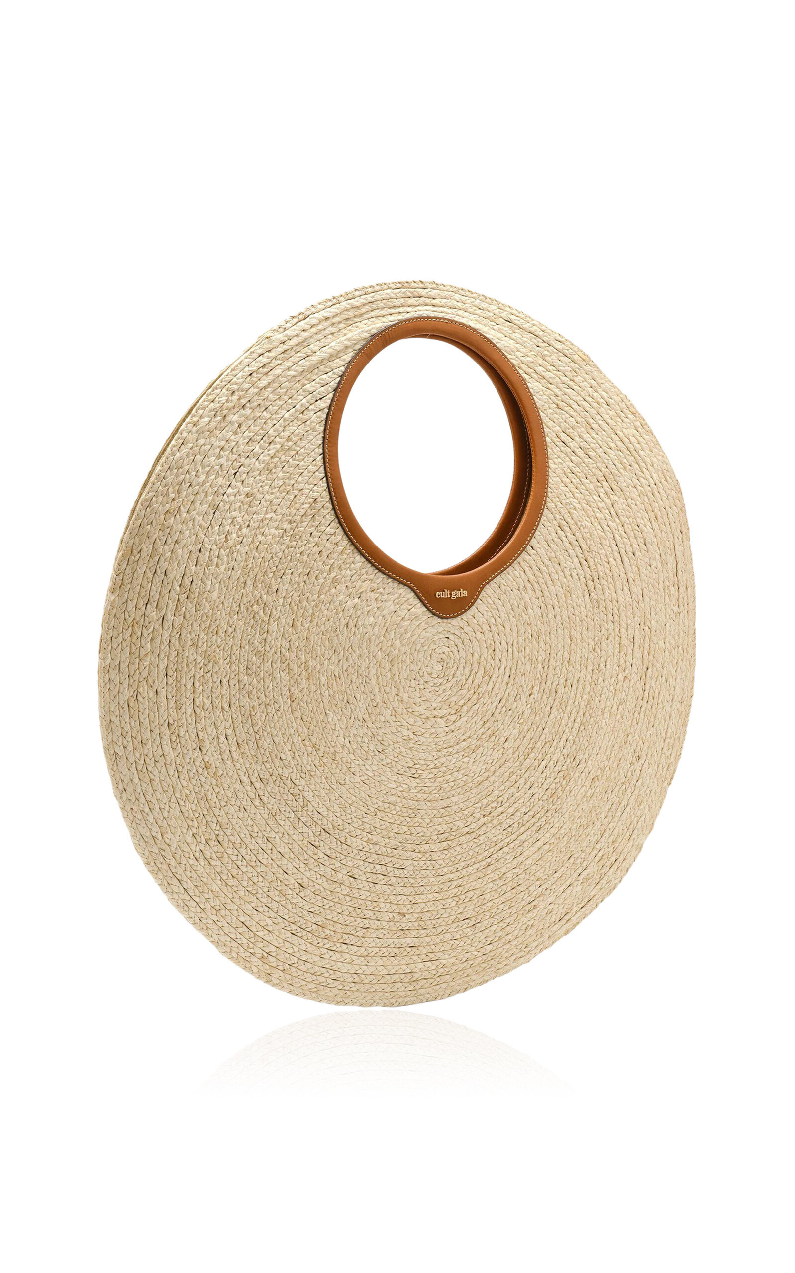 Amun Oversized Raffia Shoulder Bag neutral - 3