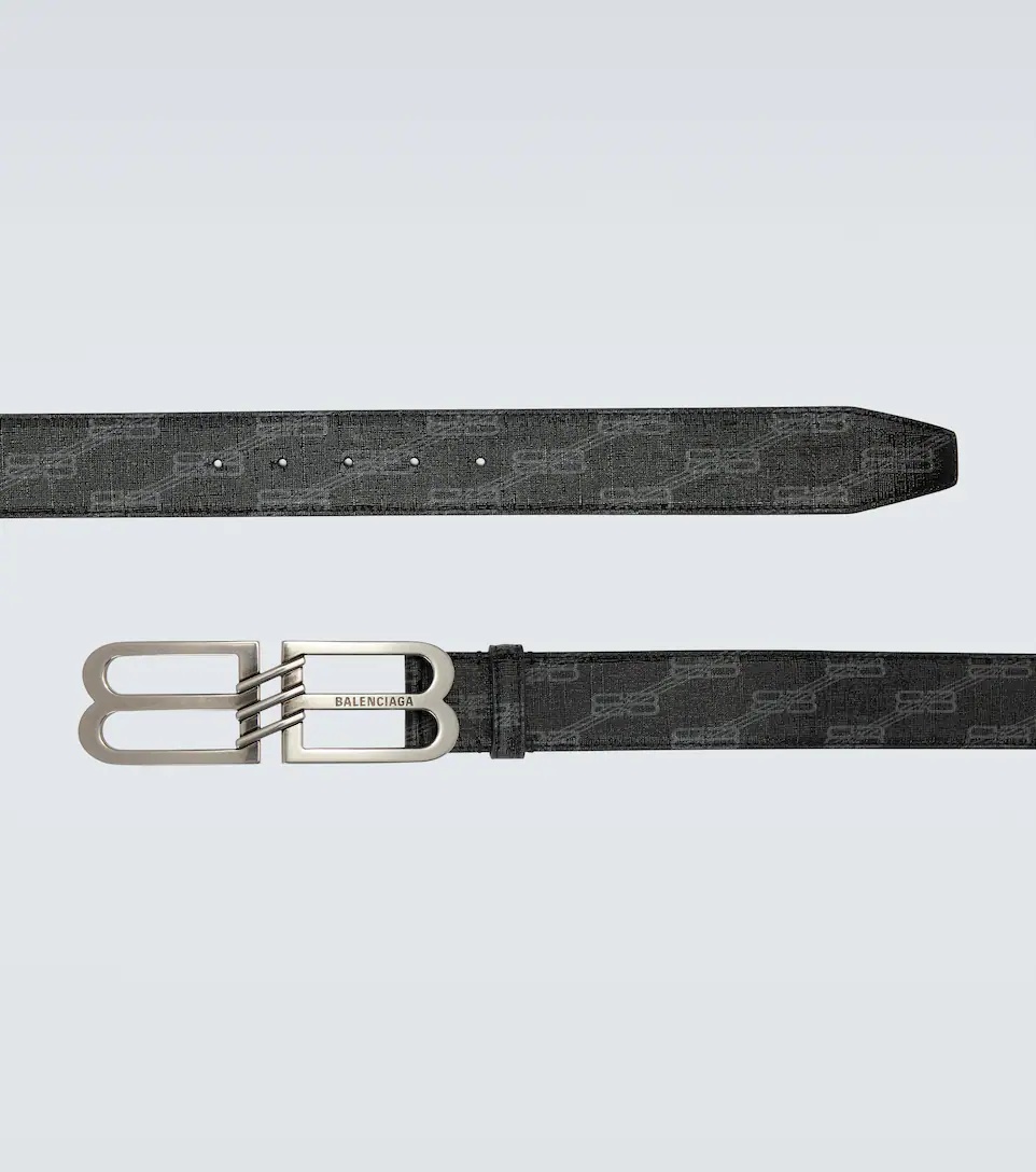 BB Signature coated canvas belt - 4