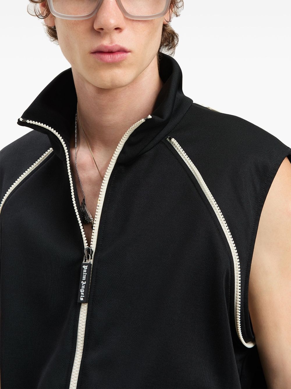 contrast-trim track jacket - 6