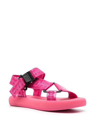 Off-White chunky logo-print sandals outlook