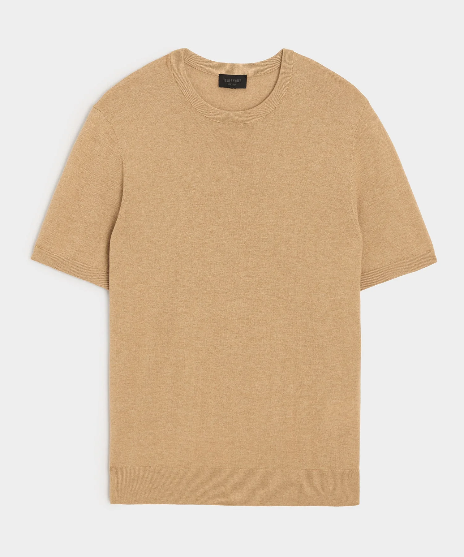 Silk-Cashmere Sweater Tee - 1