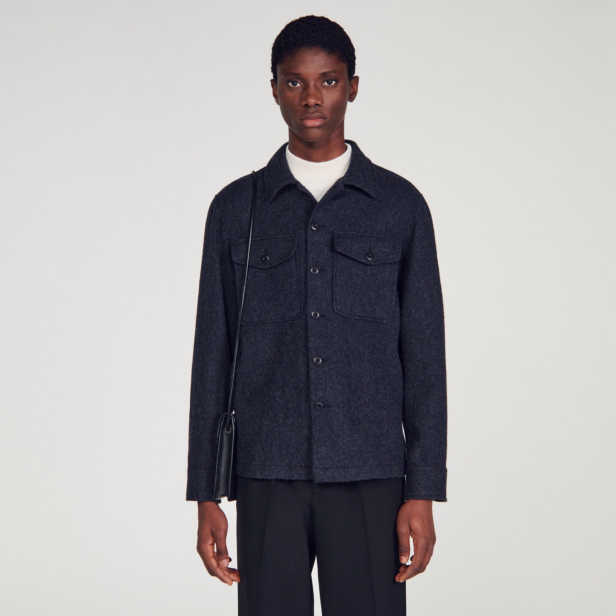 WOOL OVERSHIRT - 5
