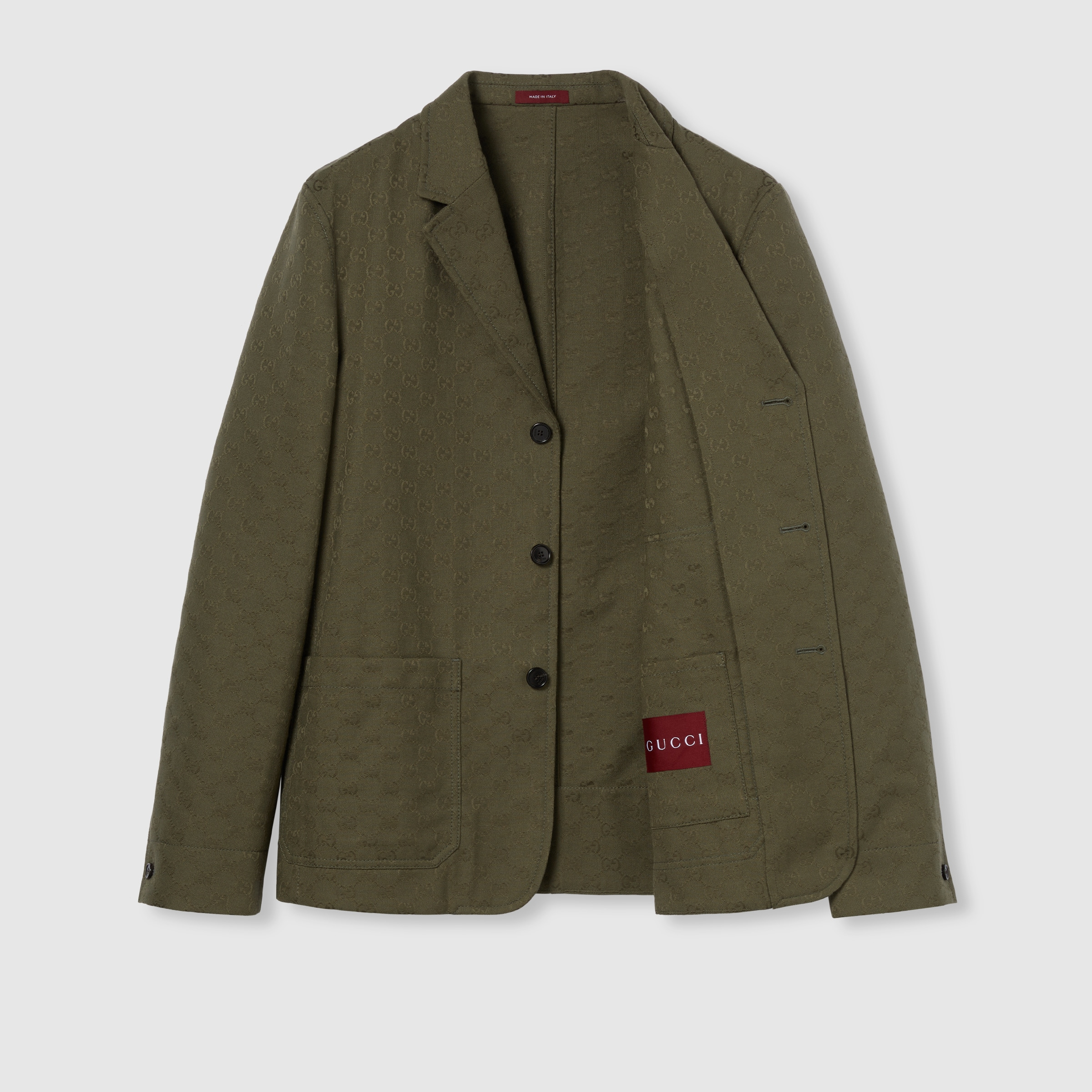 Cotton blend GG canvas jacket - 7
