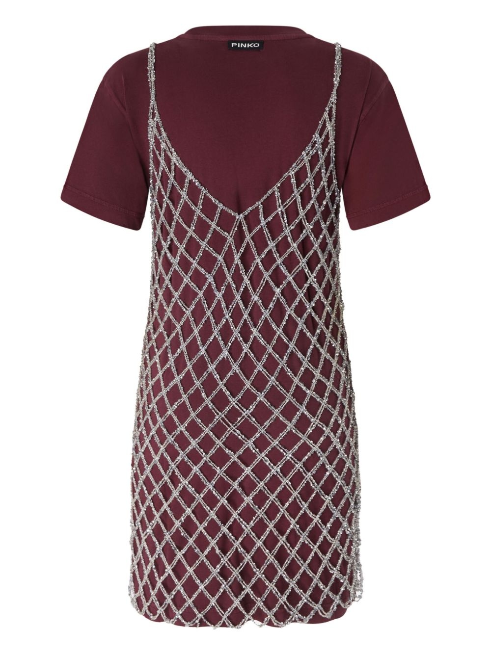 layered midi dress - 2