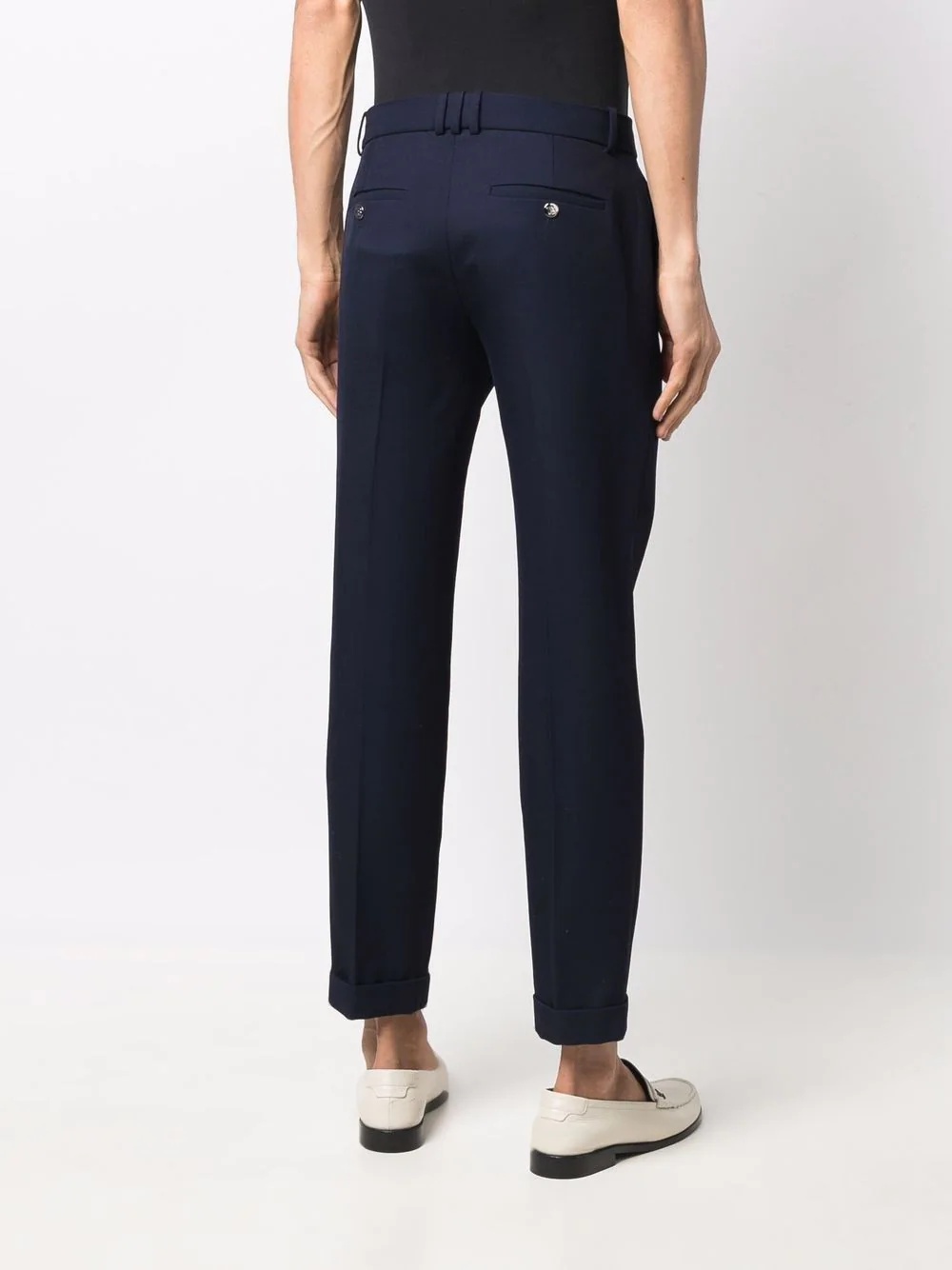 staright-leg tailored trousers - 4