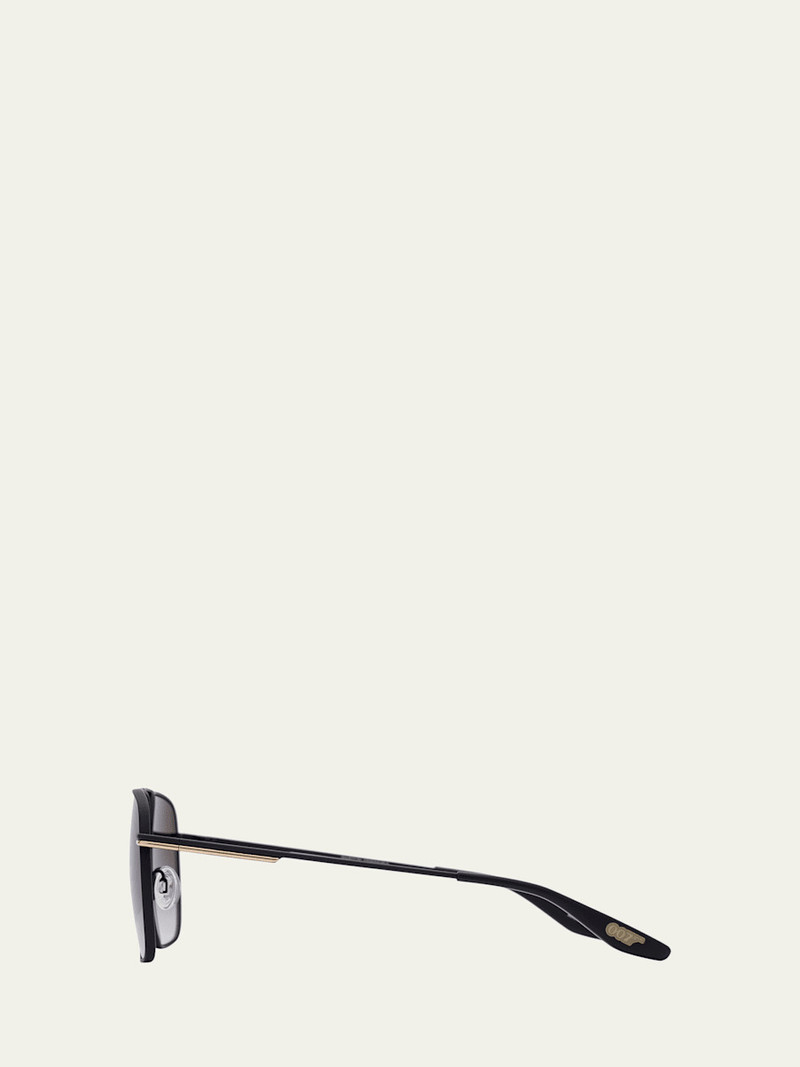 BARTON PERREIRA Men's Royale Titanium Aviator Sunglasses outlook