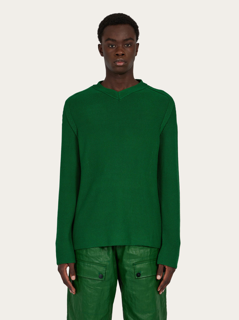 FERRAGAMO V-neck sweater outlook