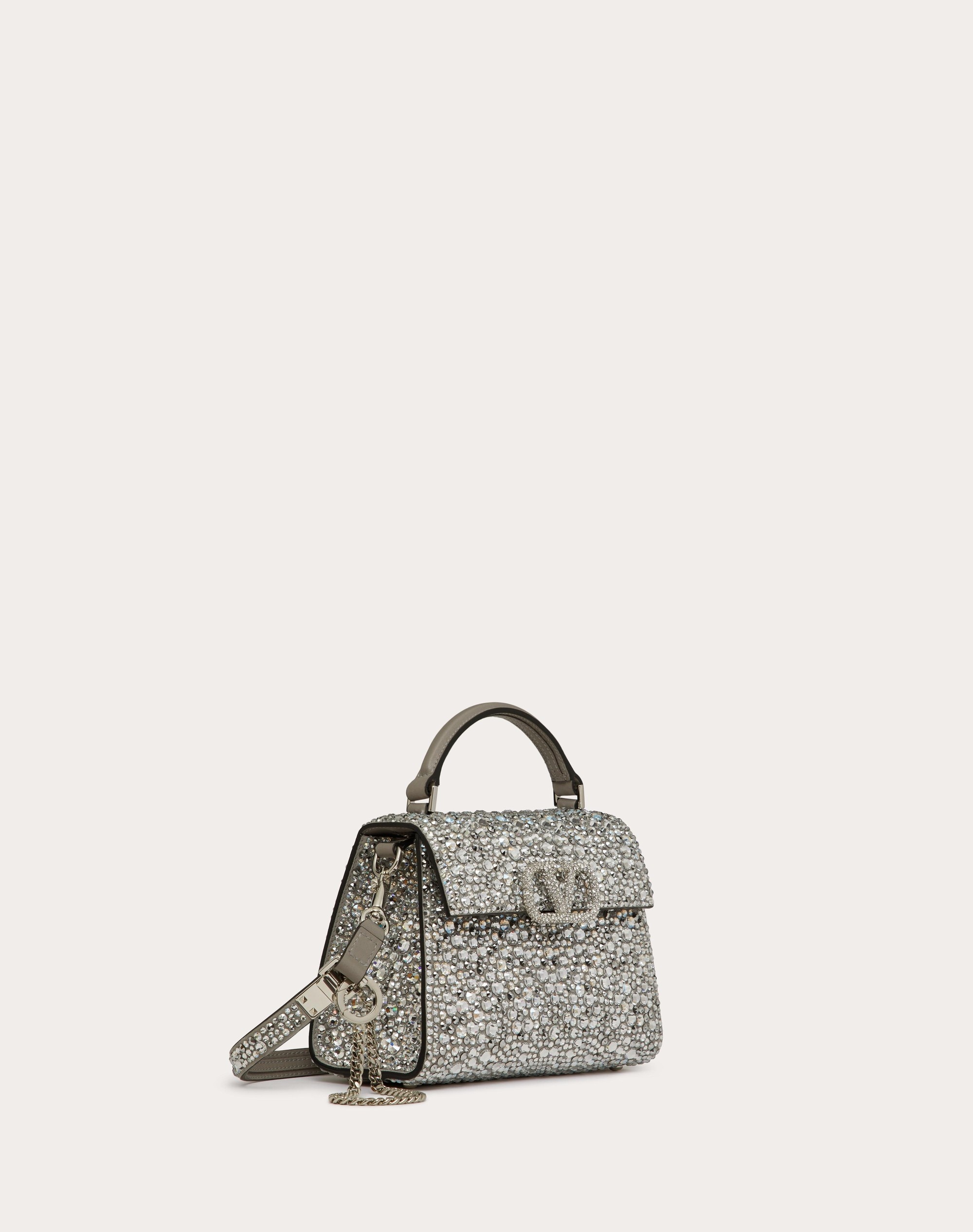 MINI VSLING HANDBAG WITH SPARKLING EMBROIDERY - 2