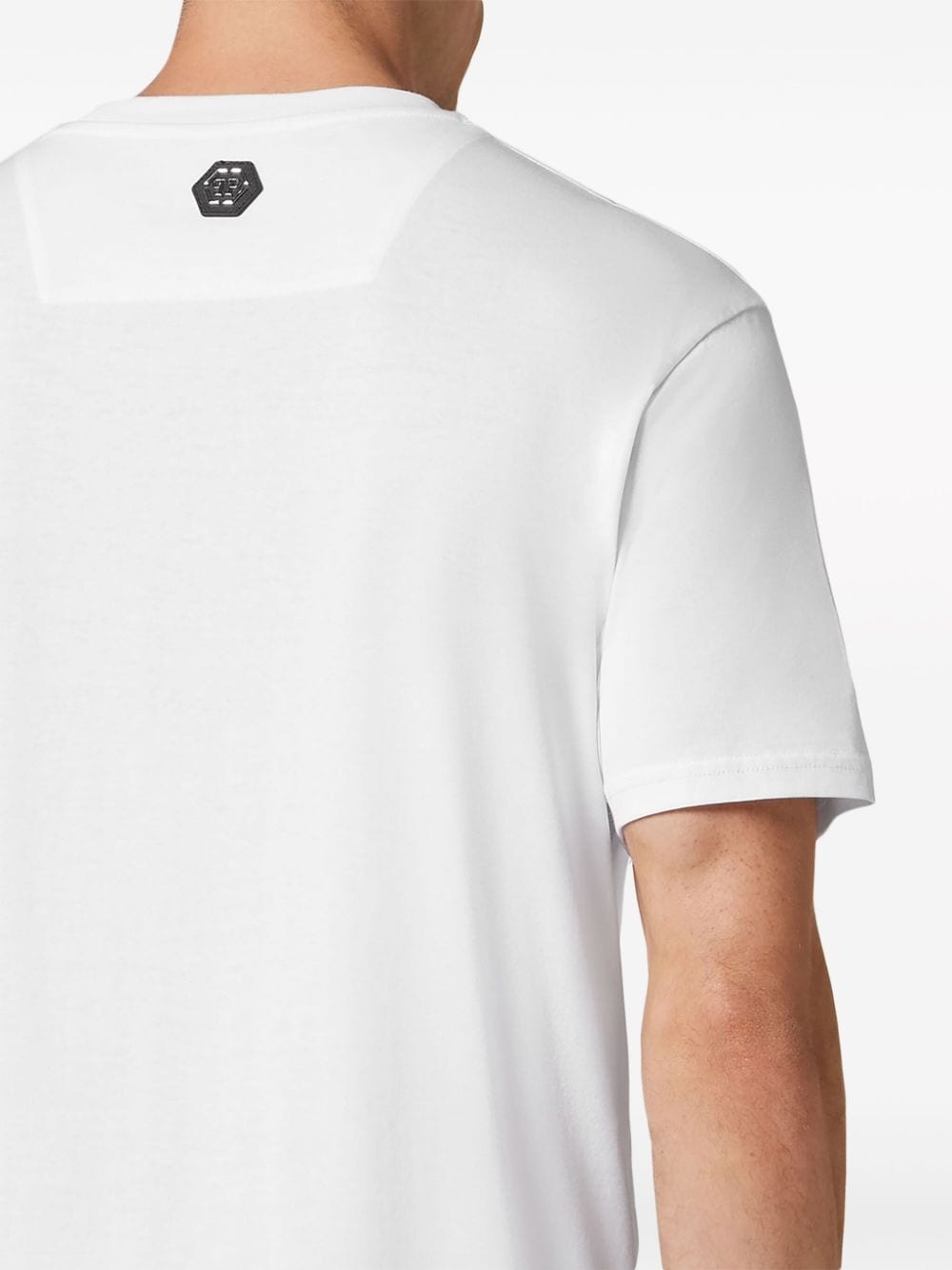 crystal-embellished cotton T-shirt - 5