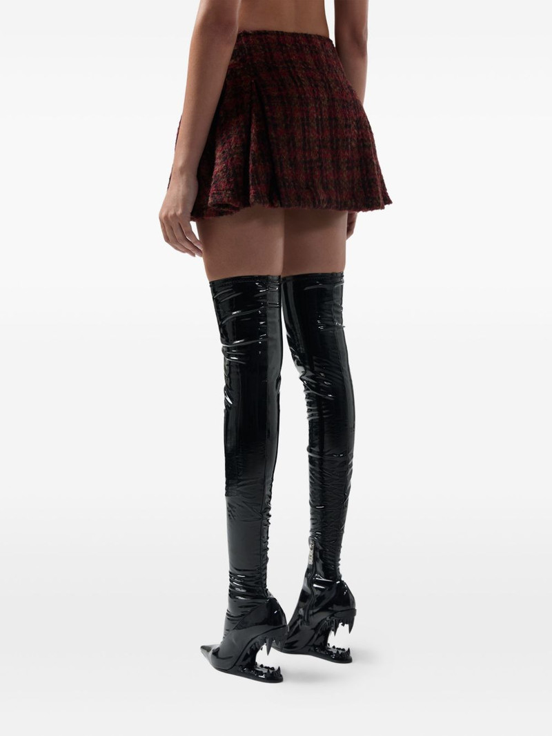 buckle check skirt 5