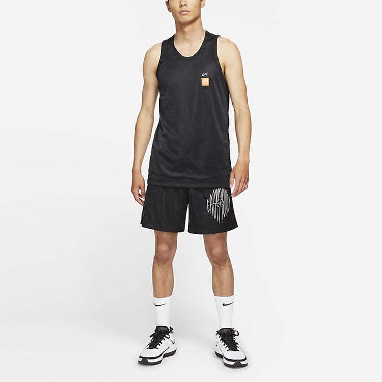 Men's Nike KD Durant Basketball Sports Printing Breathable Black Vest CV2408-010 - 4