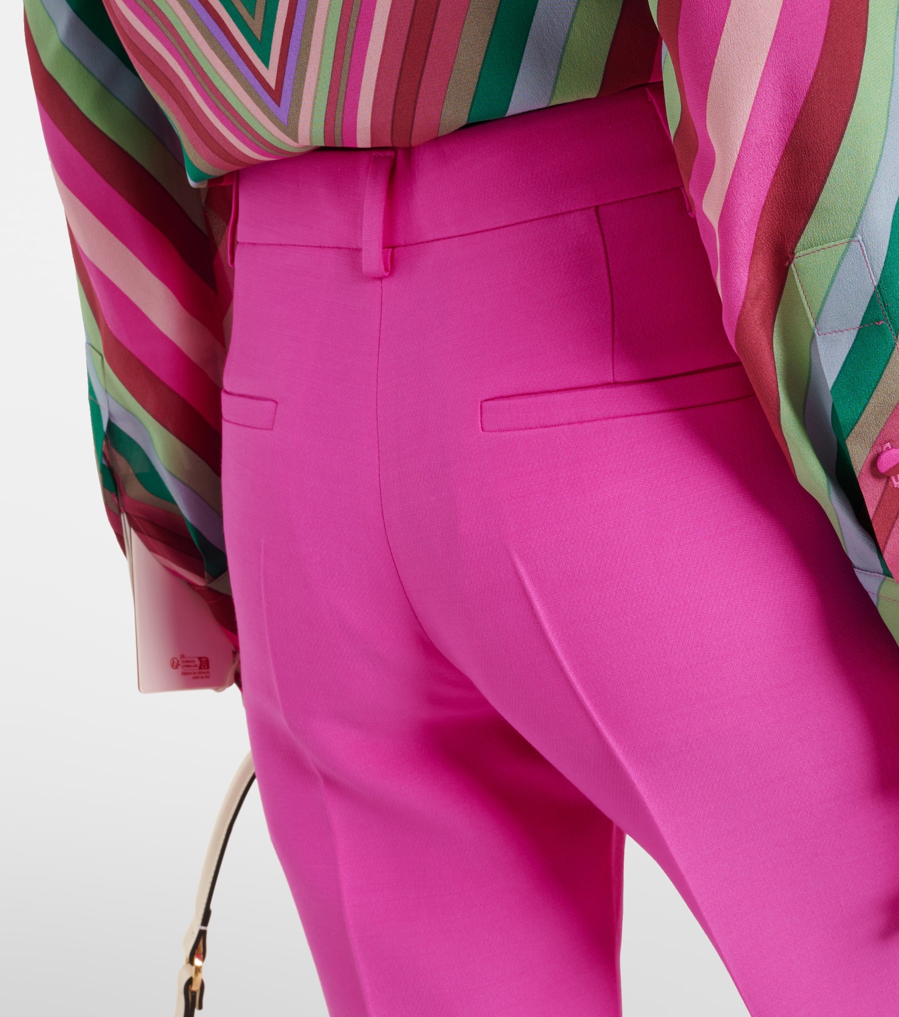 Crepe Couture flared pants - 5