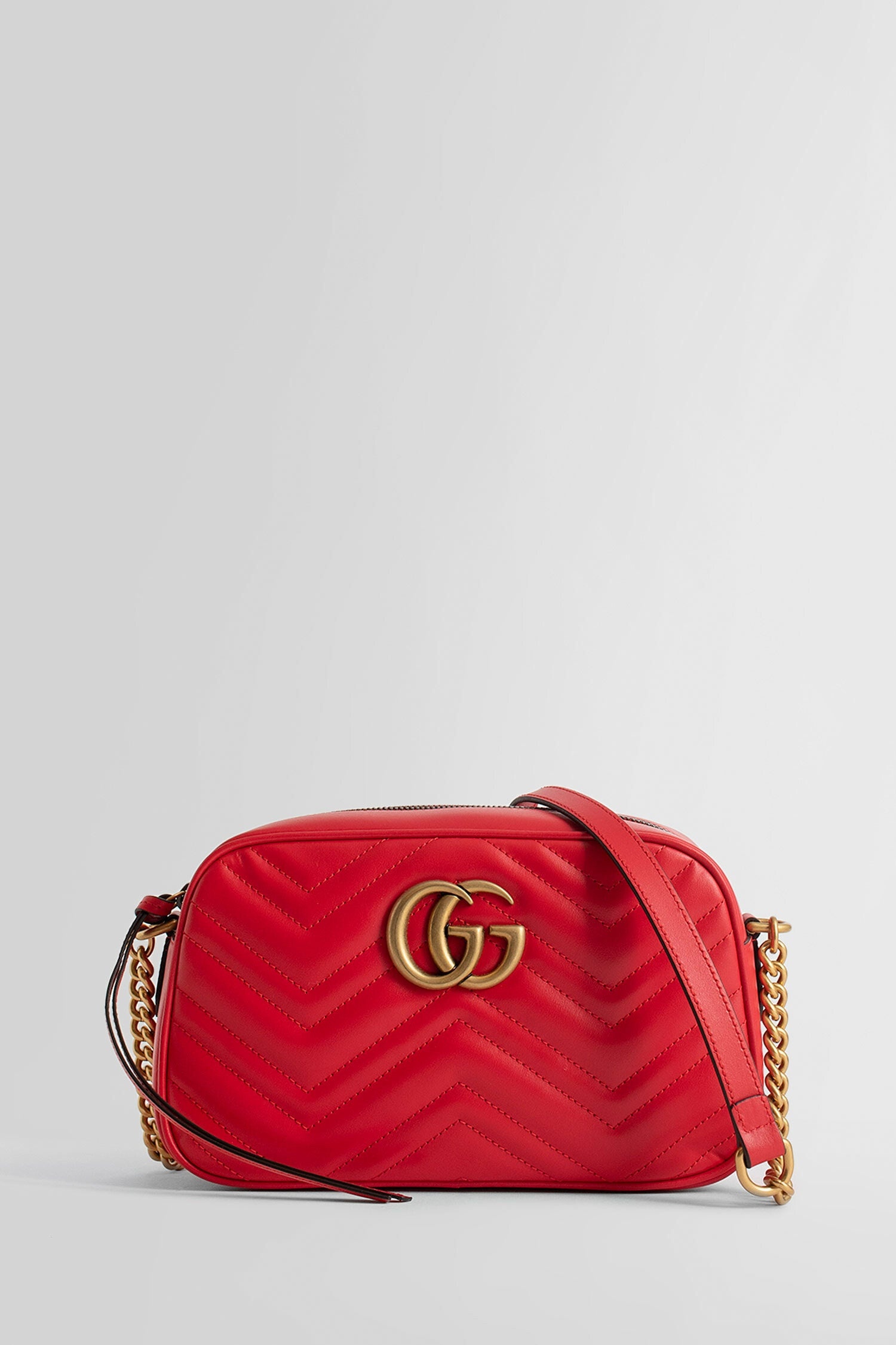 GUCCI WOMAN RED SHOULDER BAGS - 1