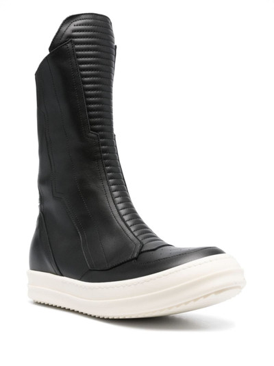 Rick Owens quilted leather boots outlook