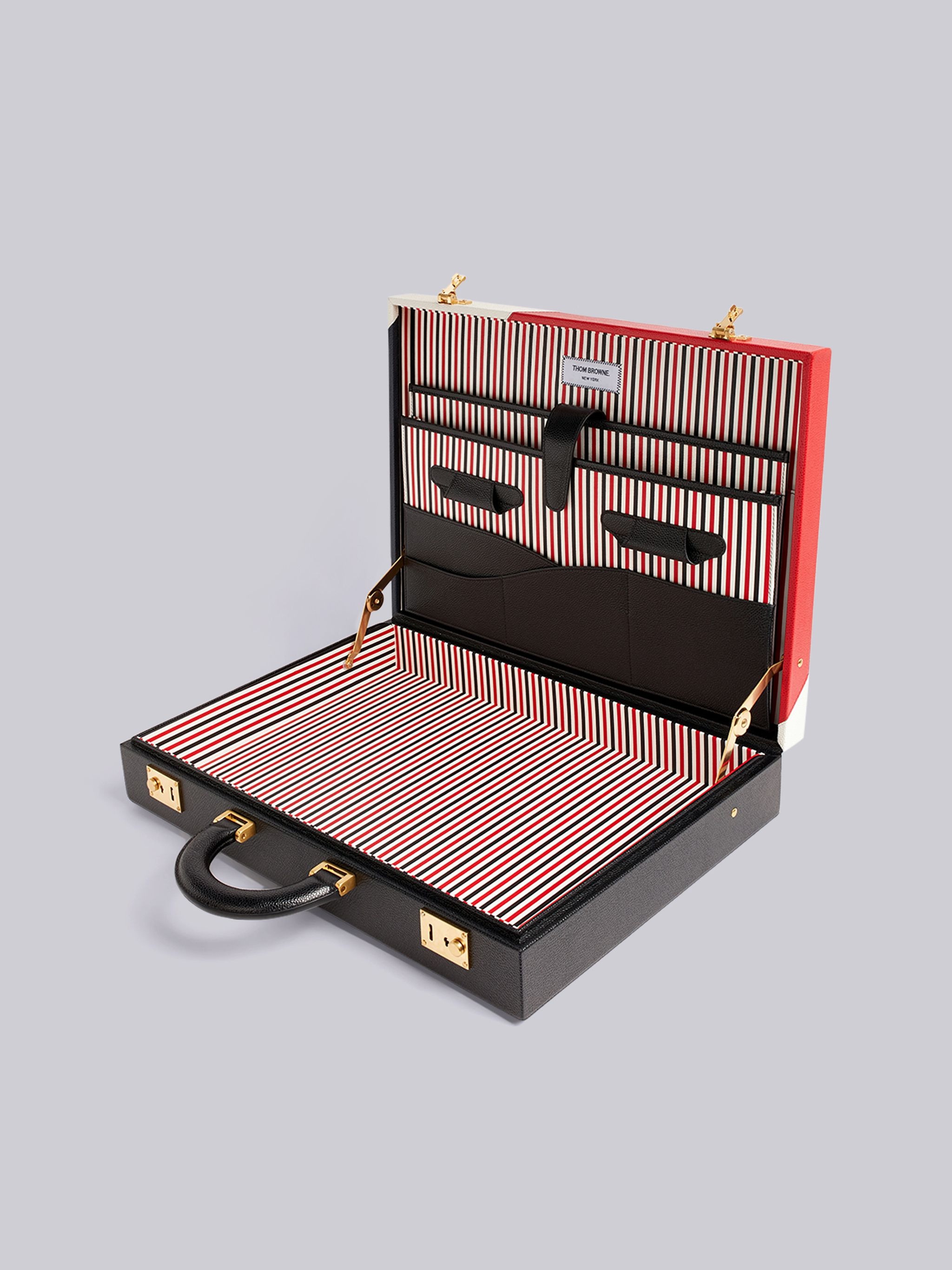 RWB Intarsia Stripe Attaché Case - 5