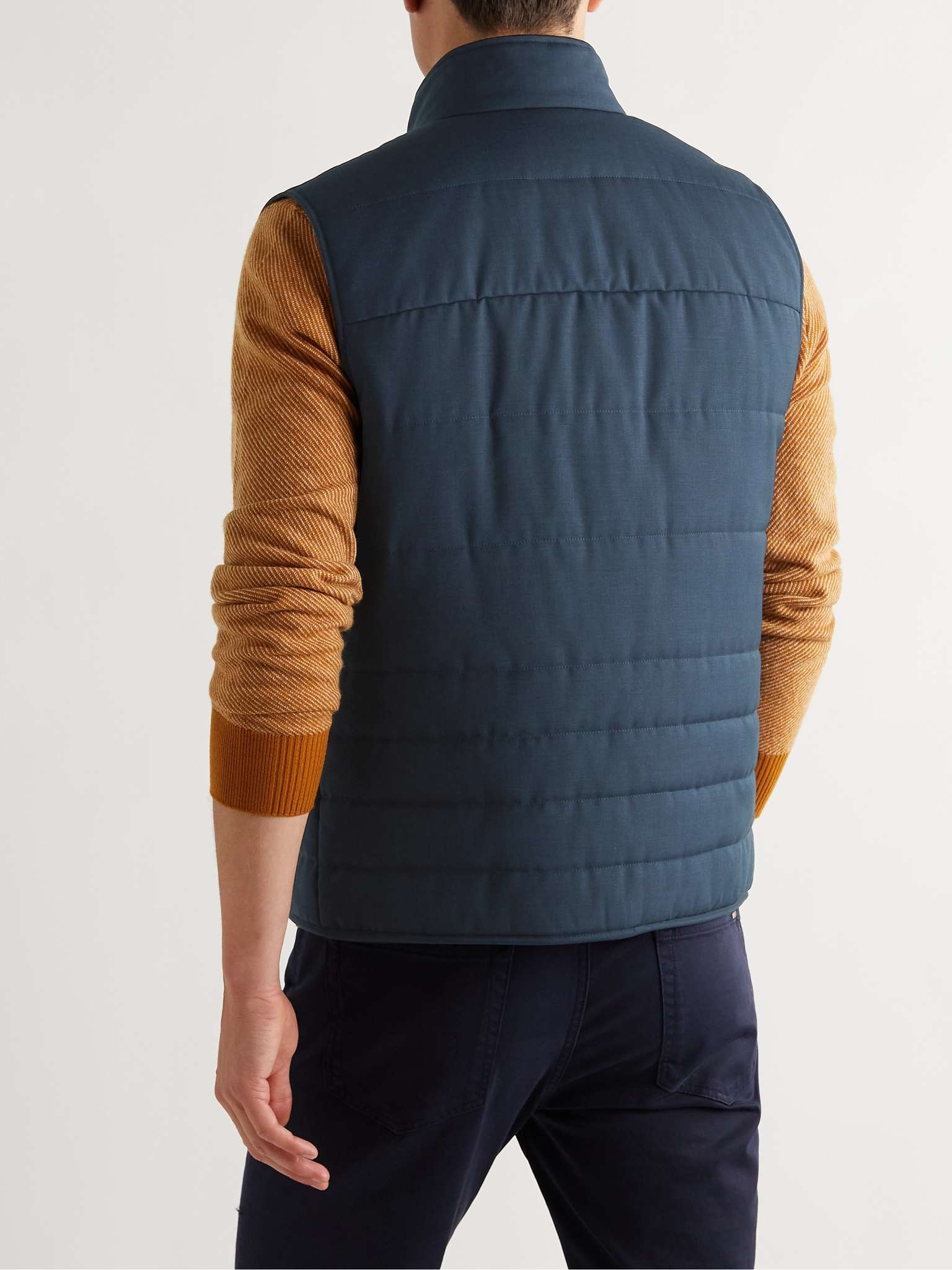 Quilted Wool Gilet - 4