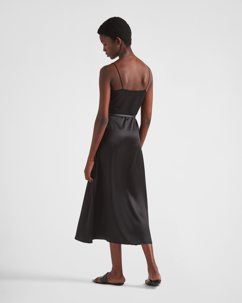 Satin crepe slip dress 5