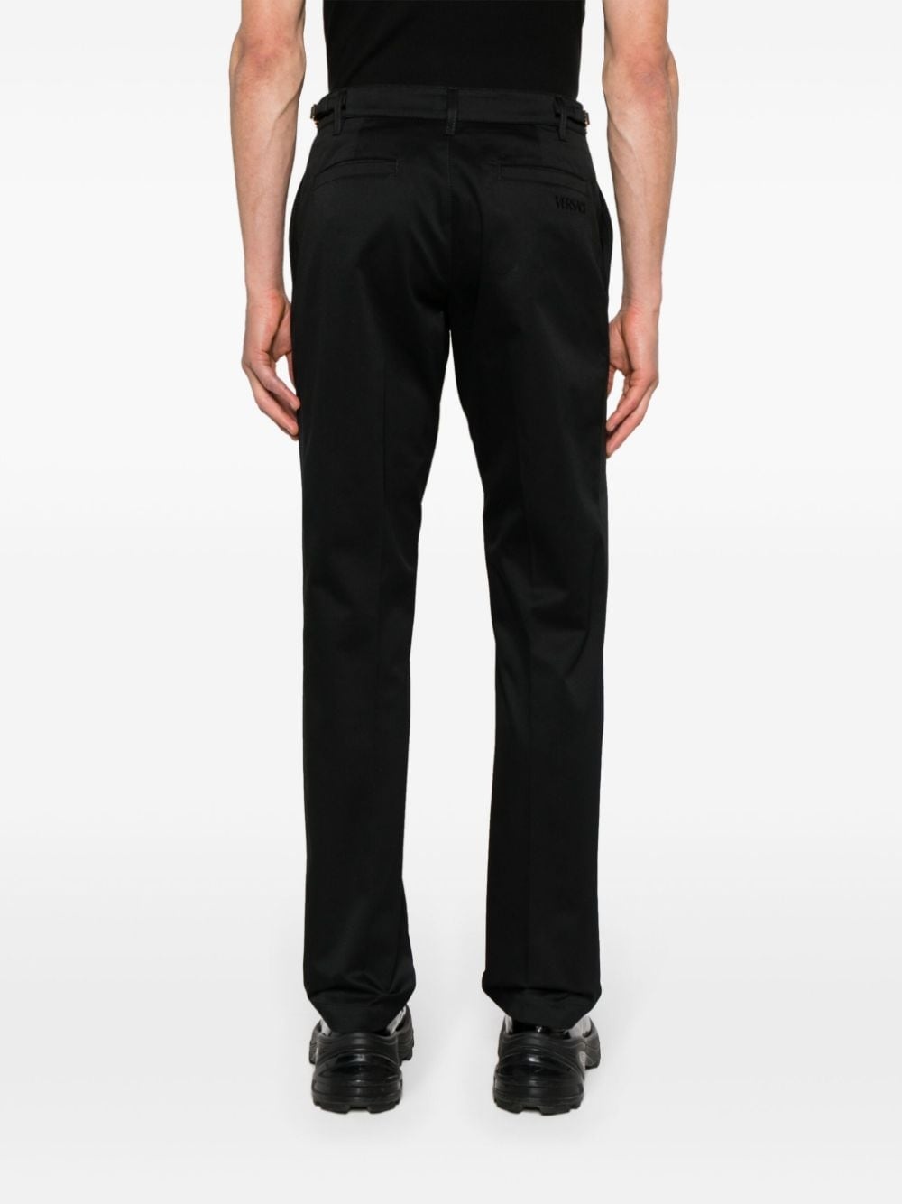 Medusa Biggie mid-rise straight-leg trousers - 4