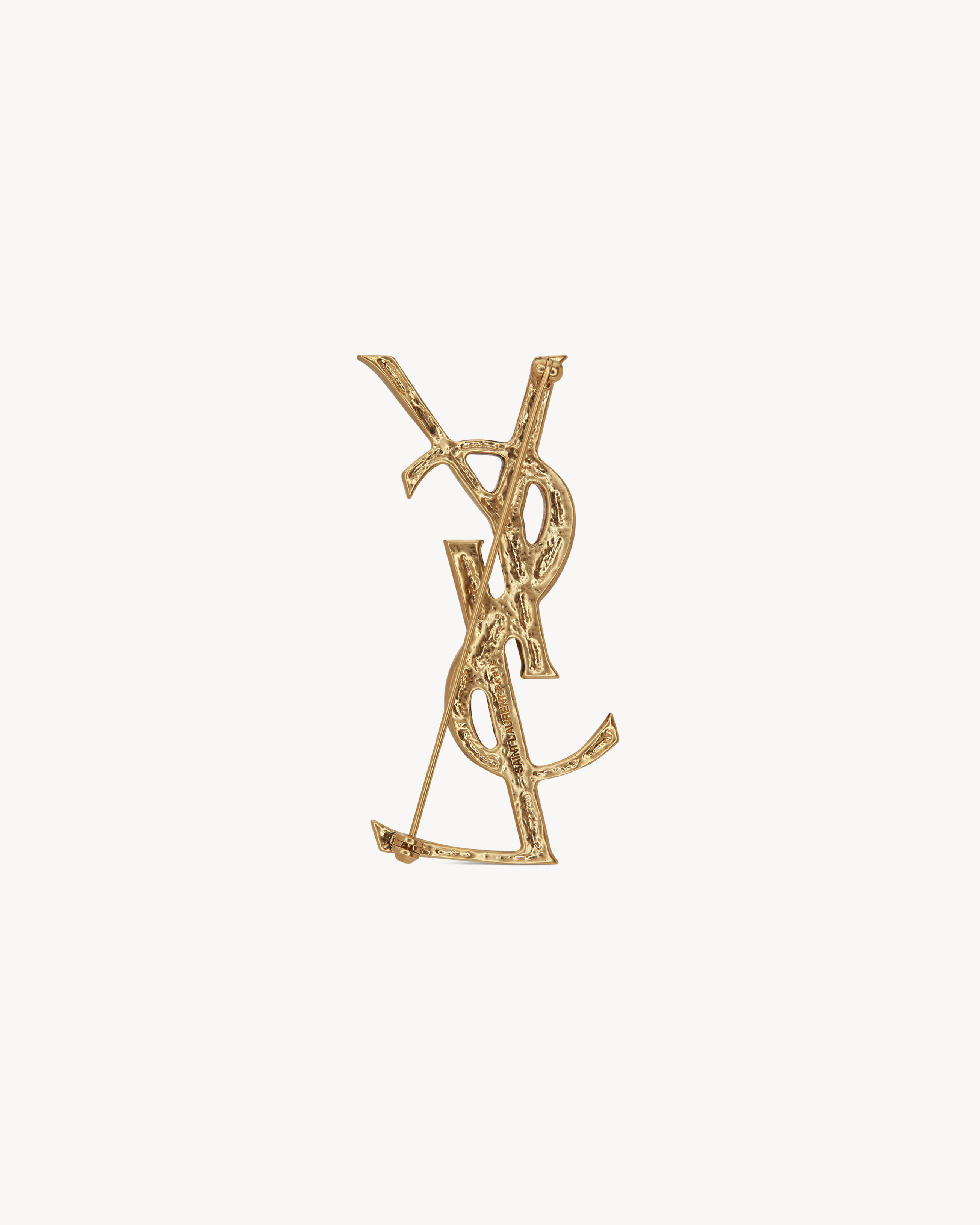 CASSANDRE CROCODILE BROOCH IN METAL - 2