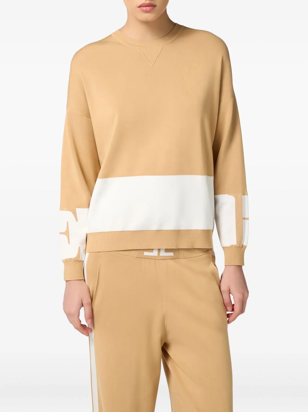 patch-pocket belt-fastening cardigan - 1