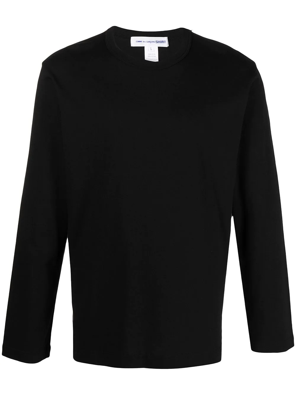 longsleeved cotton T-shirt - 1