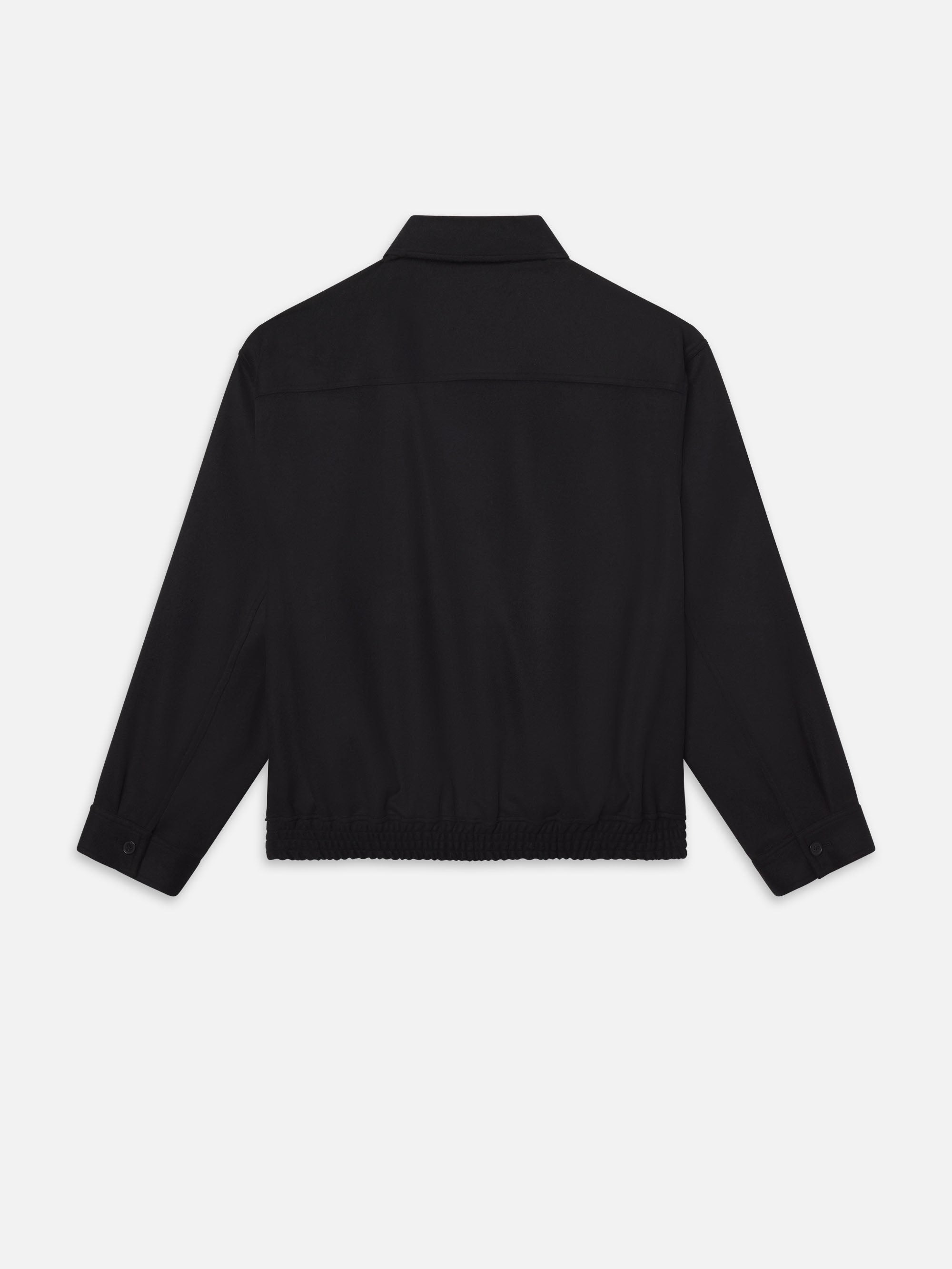 Wool Cashmere Blouson in Black - 3