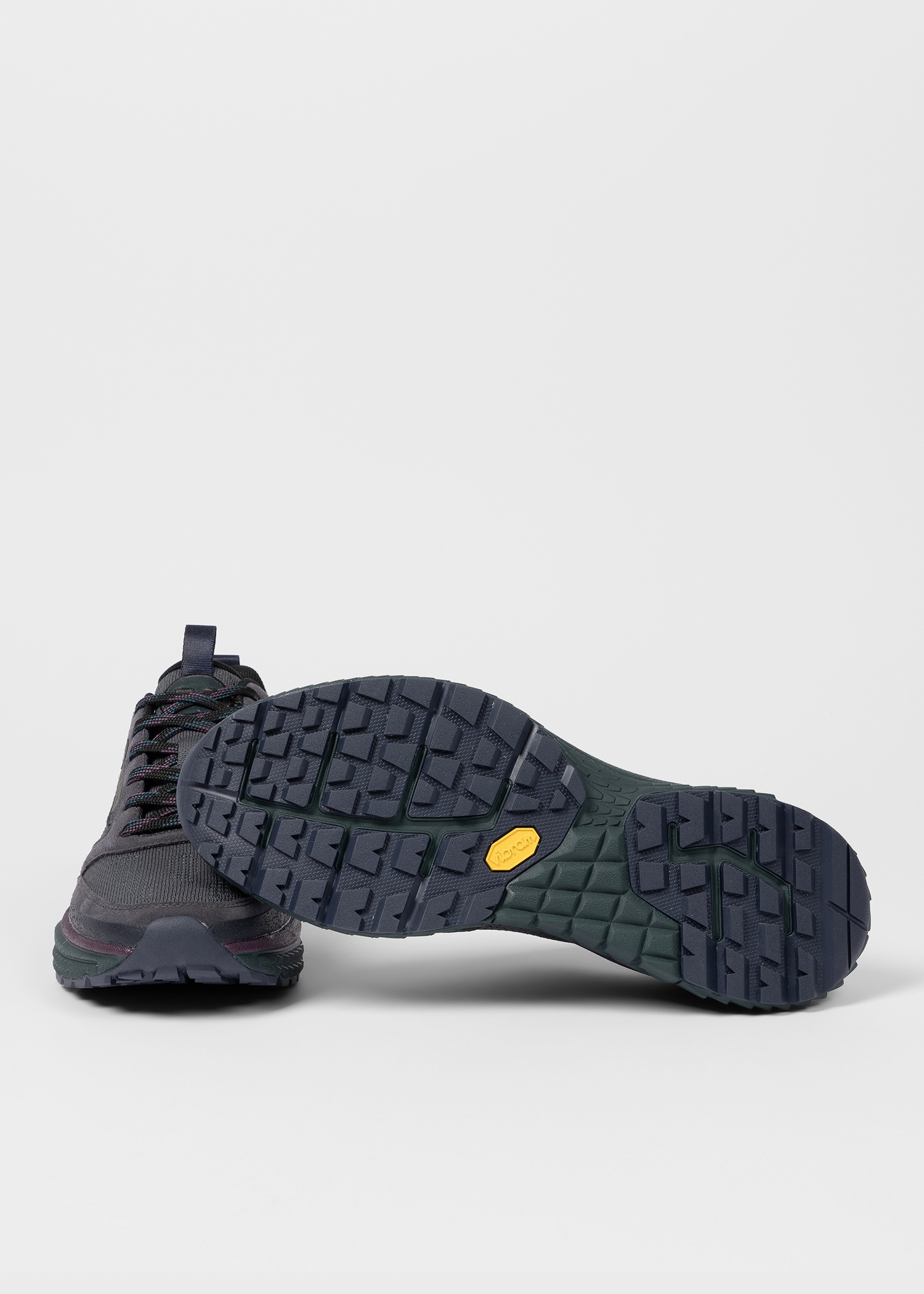 Dark Grey Nylon 'Darter' Trainers - 4