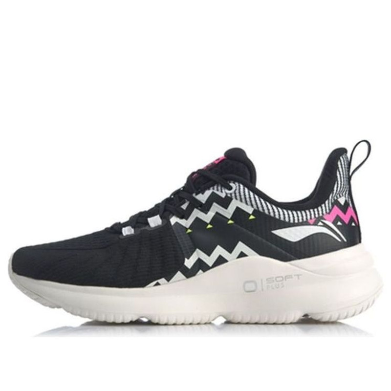 (WMNS) Li-Ning Soft Plus 'Black White' ARHQ024-6 - 1