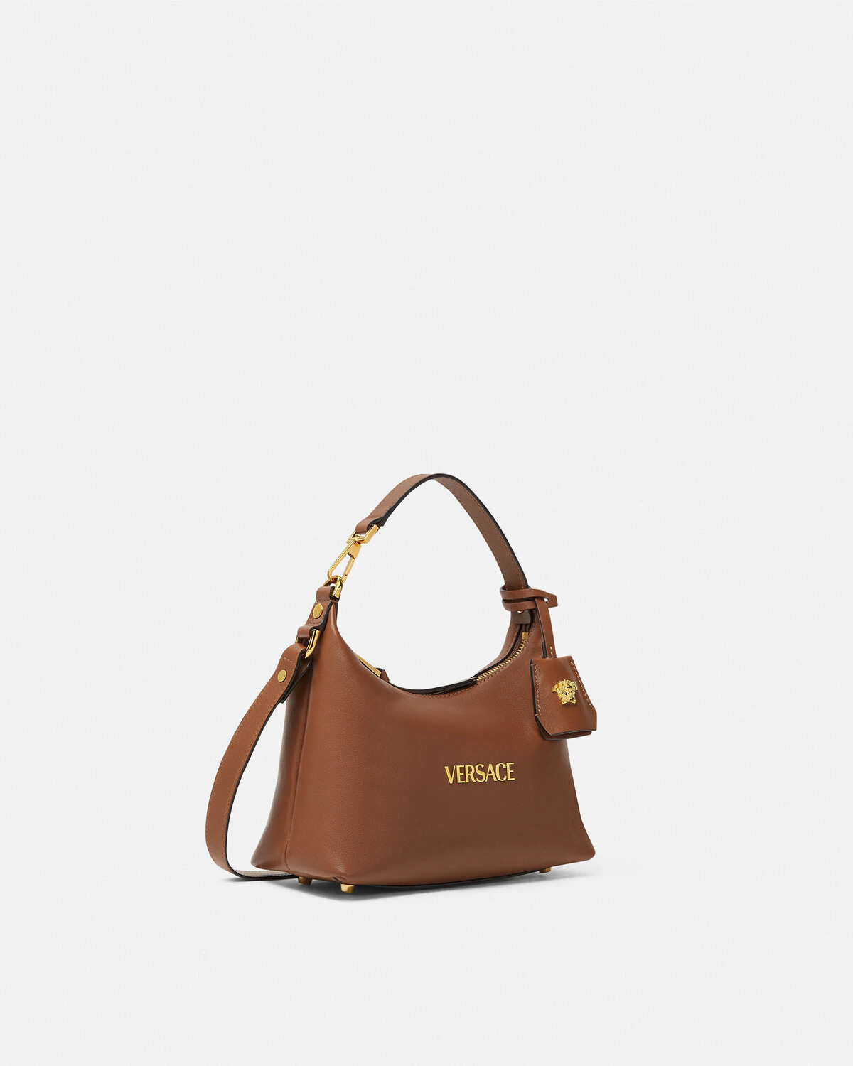 Versace Tag Hobo Handbag - 2