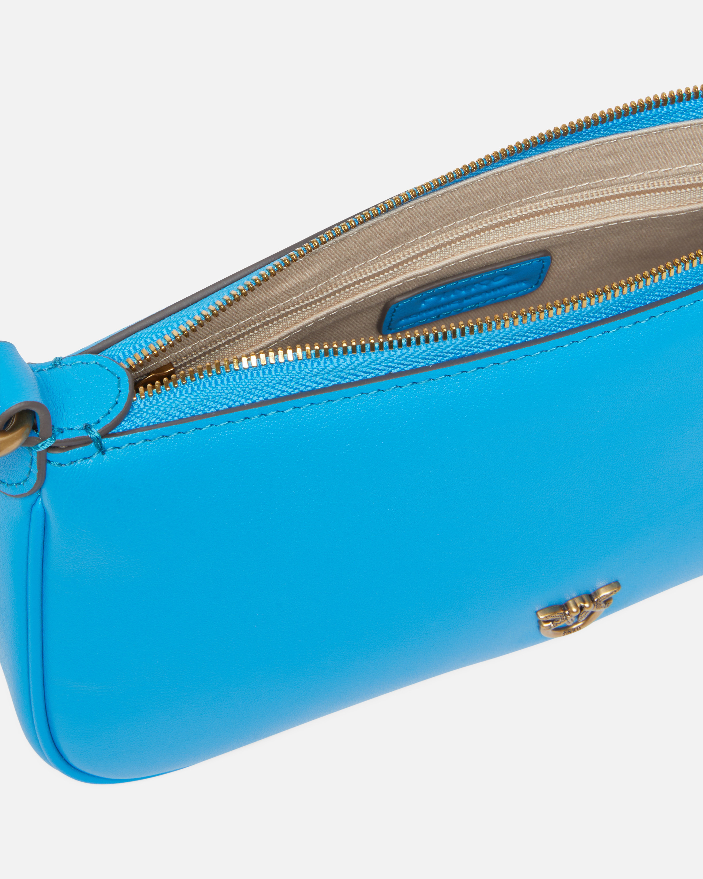 LEATHER MINI HALF MOON BAGUETTE CROSSBODY BAG - 4