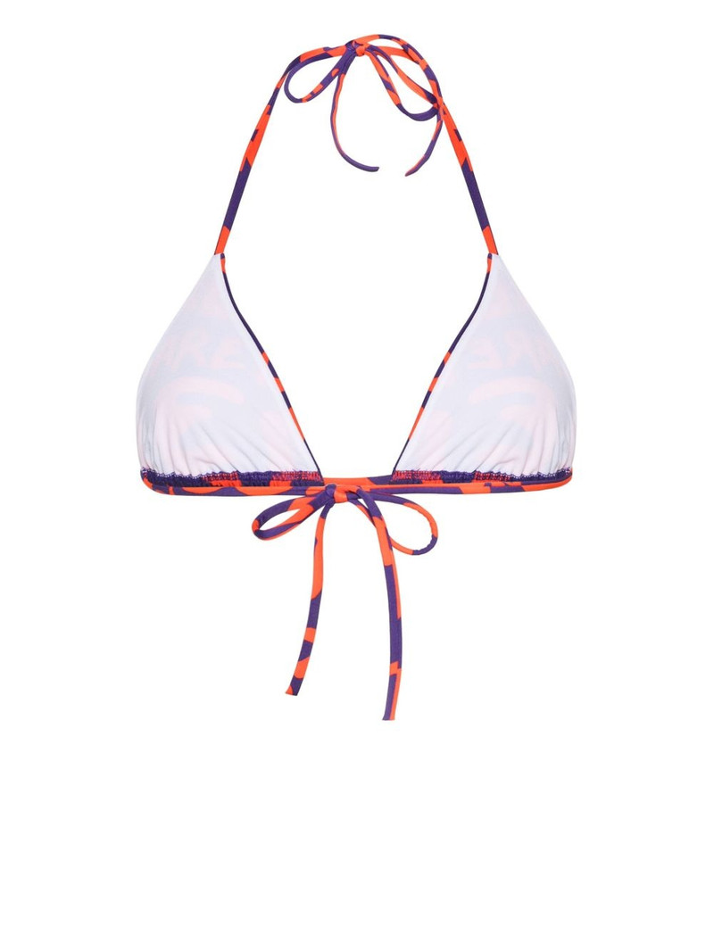 DSQUARED2 logo-print bikini top outlook