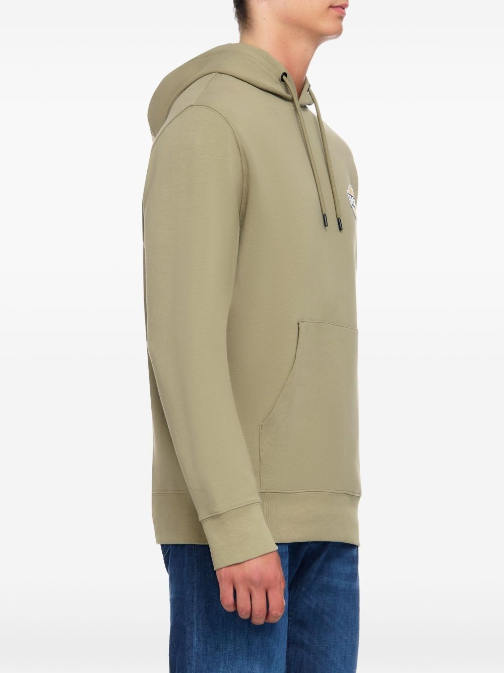 logo-patch hoodie - 3