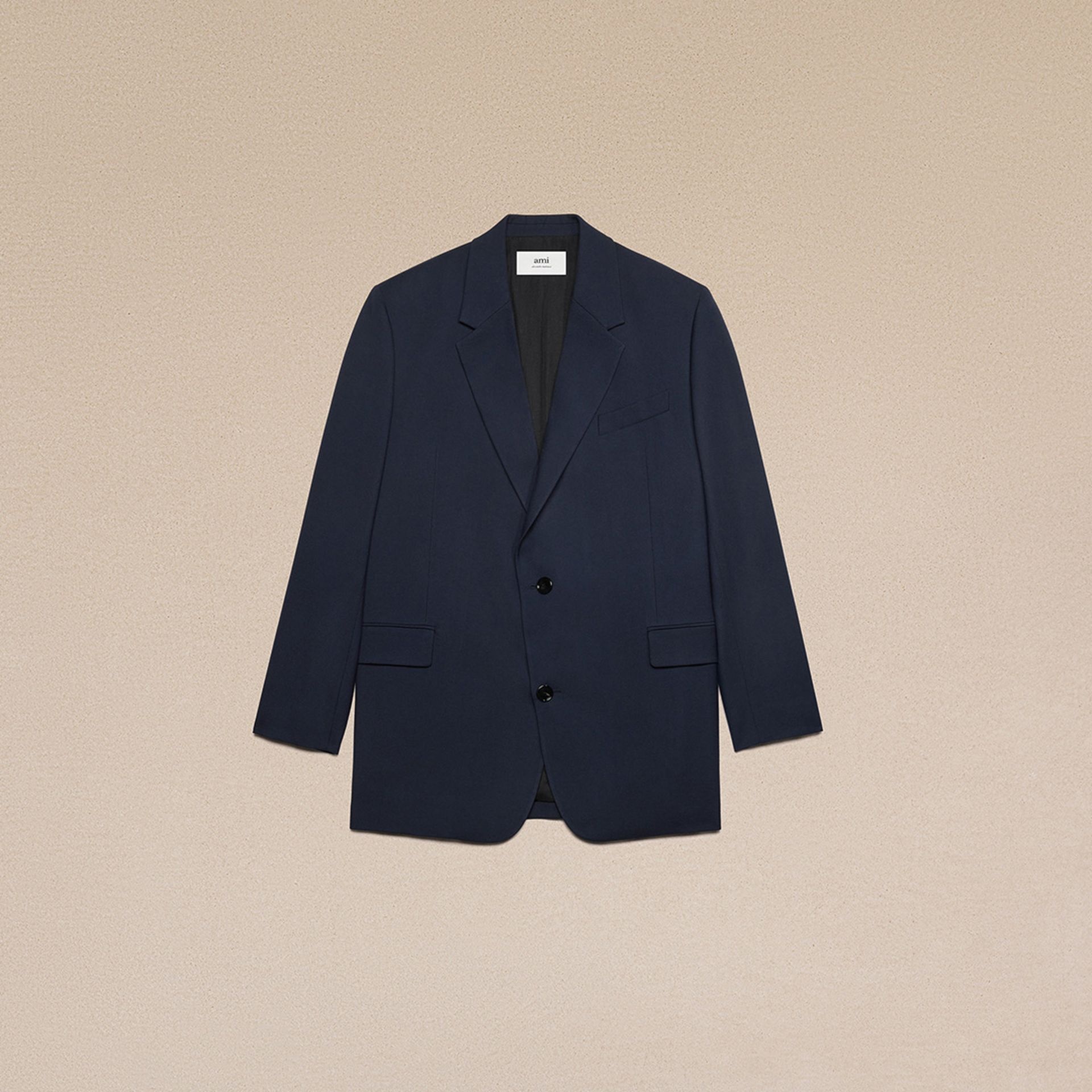 Two Buttons Oversized Jacket - 2
