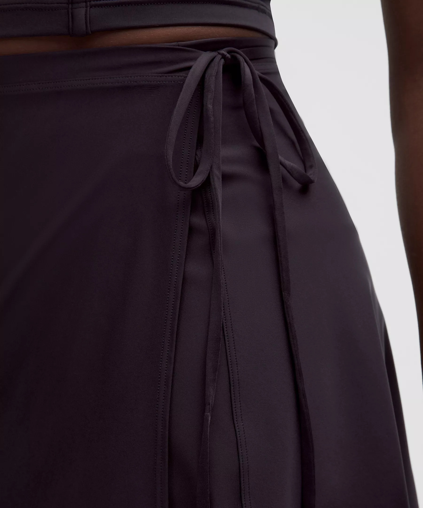 Satin Ballet High-Rise Wrap Skirt - 6