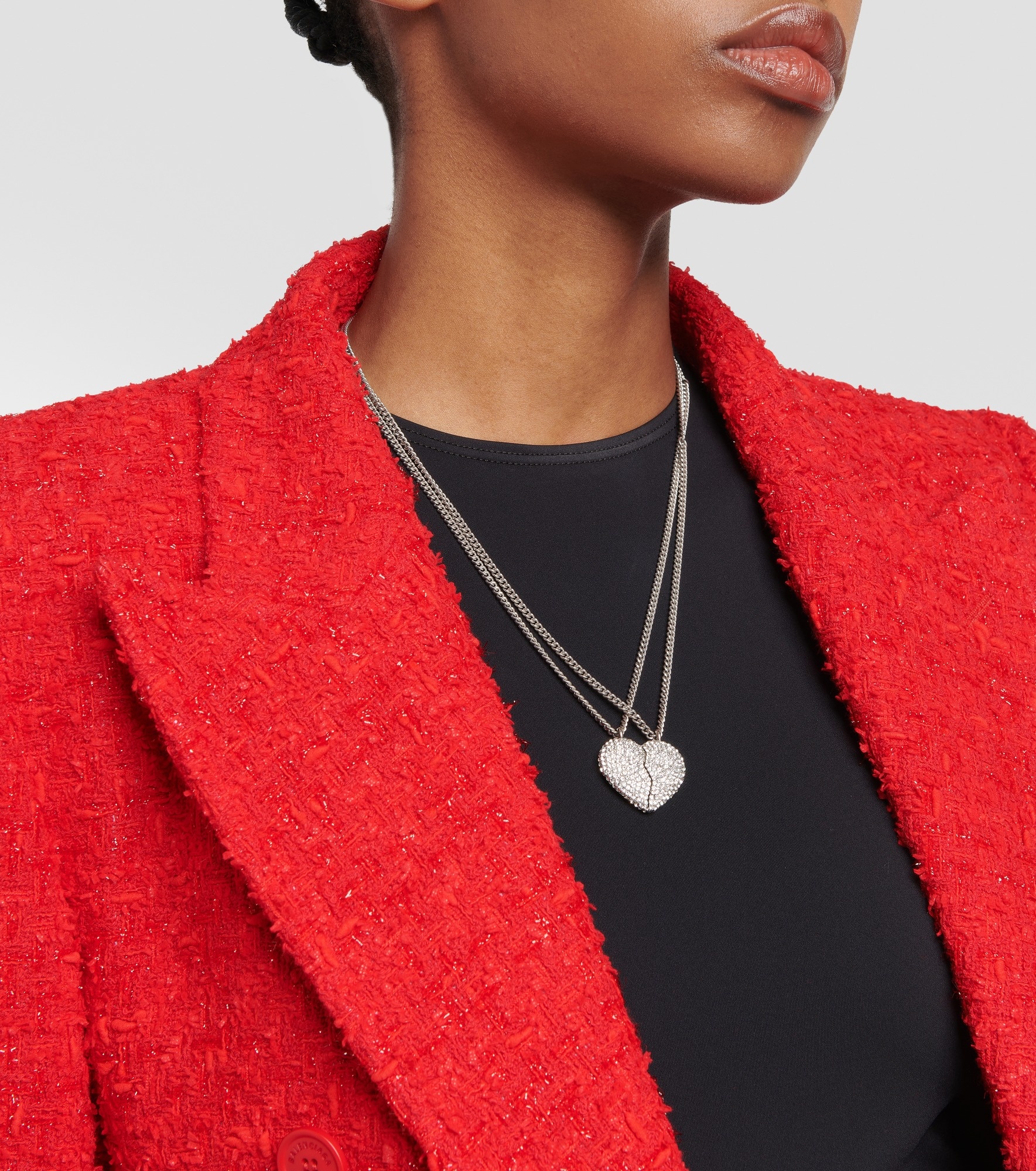 Lovelock embellished necklace - 3