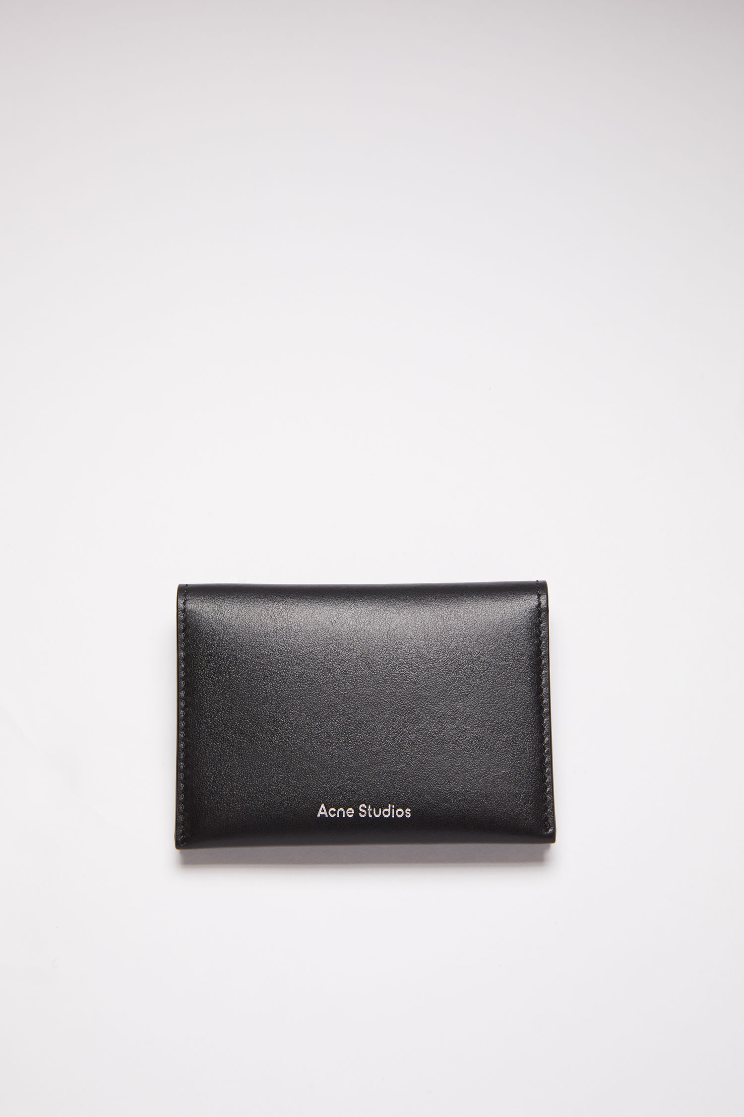 Leather card case - Black - 1