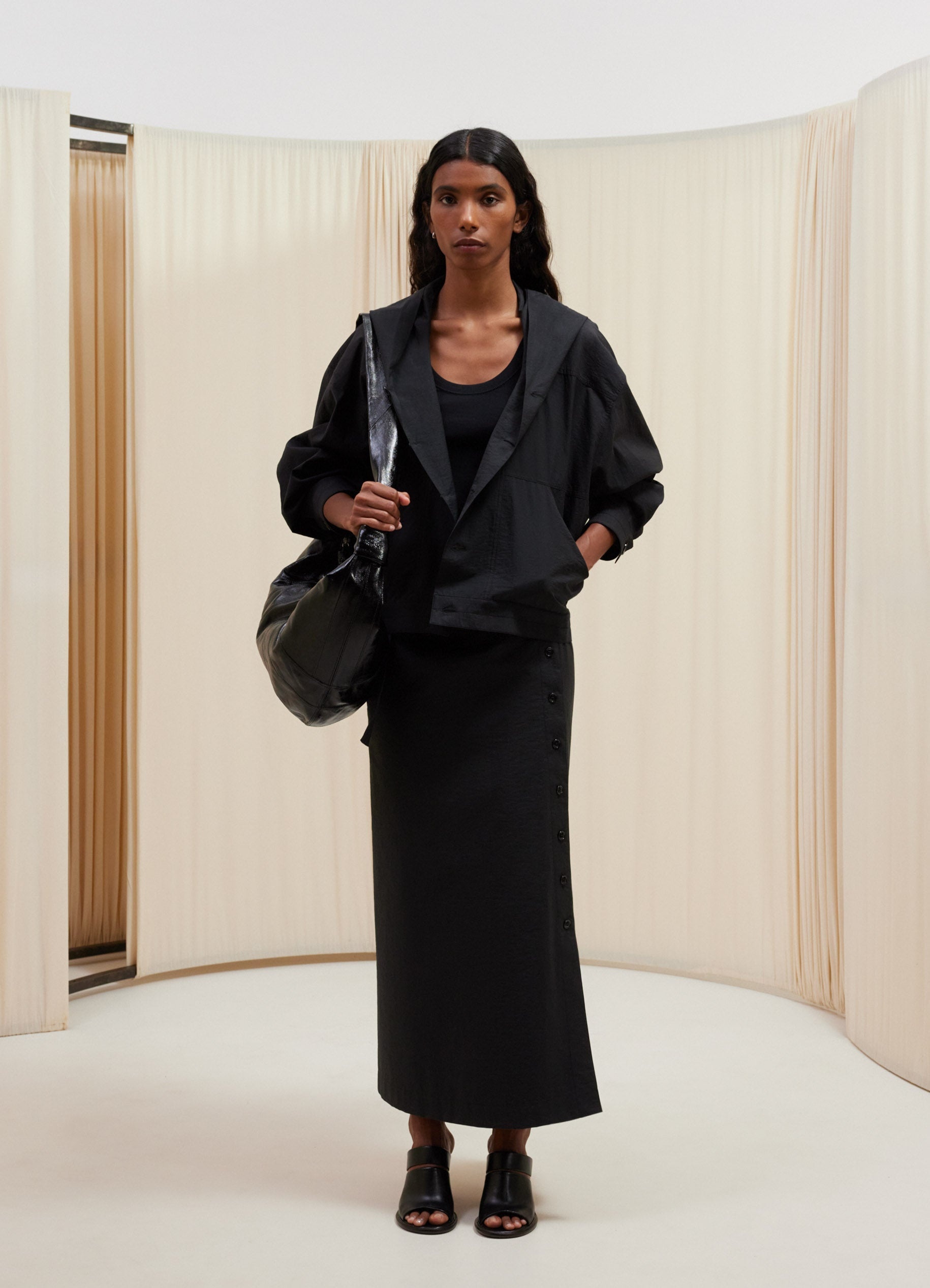 Lemaire LIGHT HOODED BLOUSON | REVERSIBLE