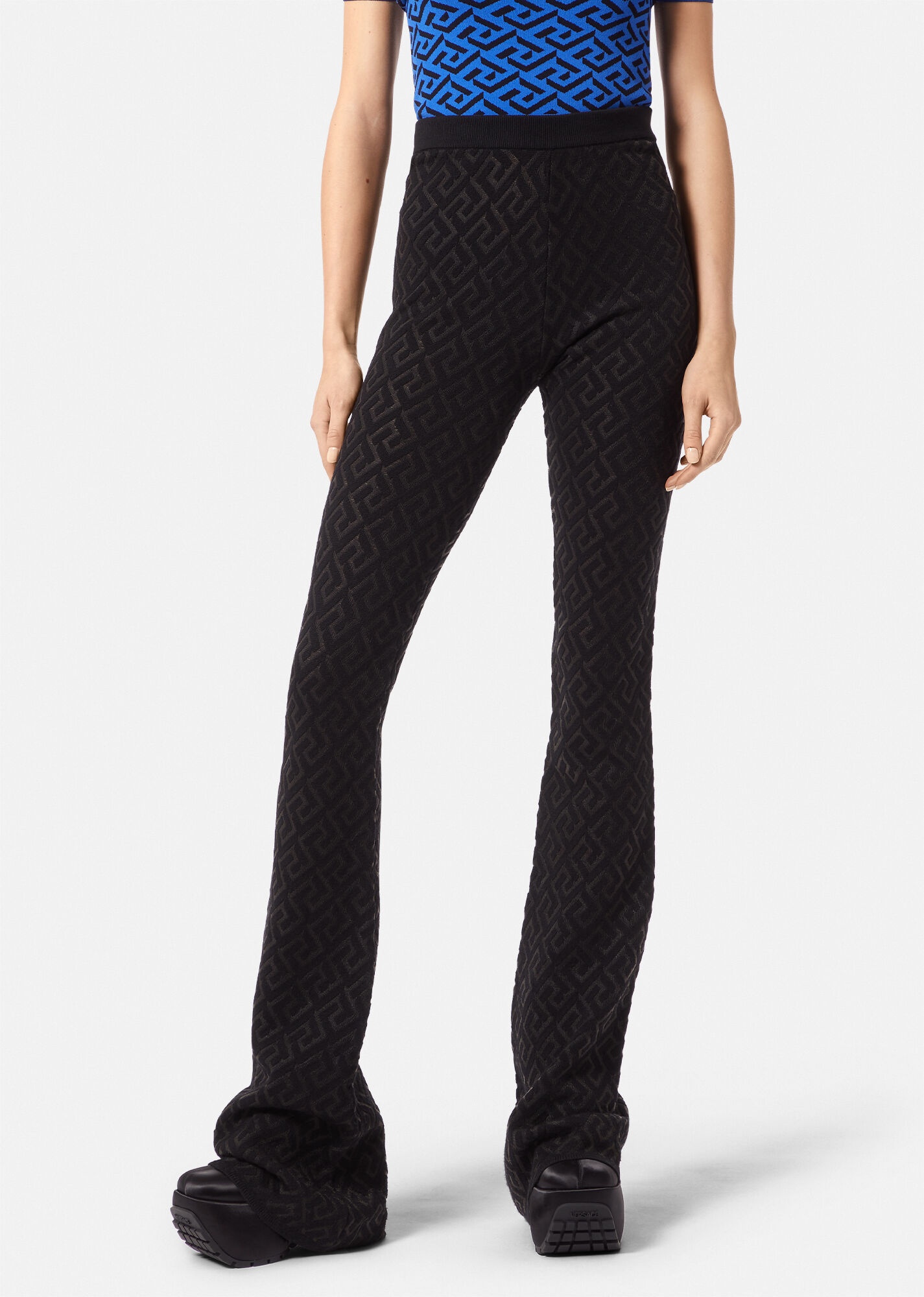 La Greca Flared Trousers - 3