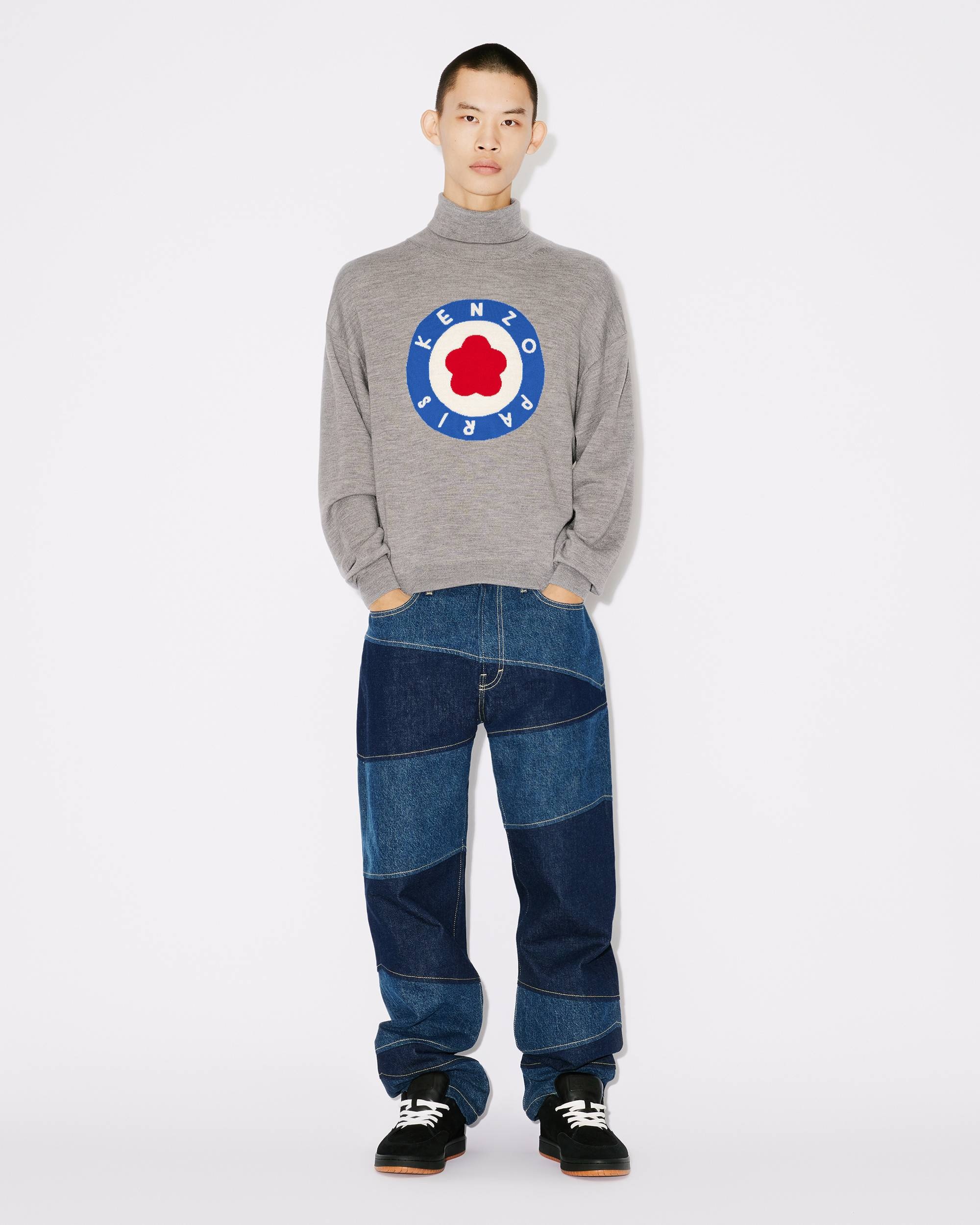 KENZO Target roll neck jumper - 5