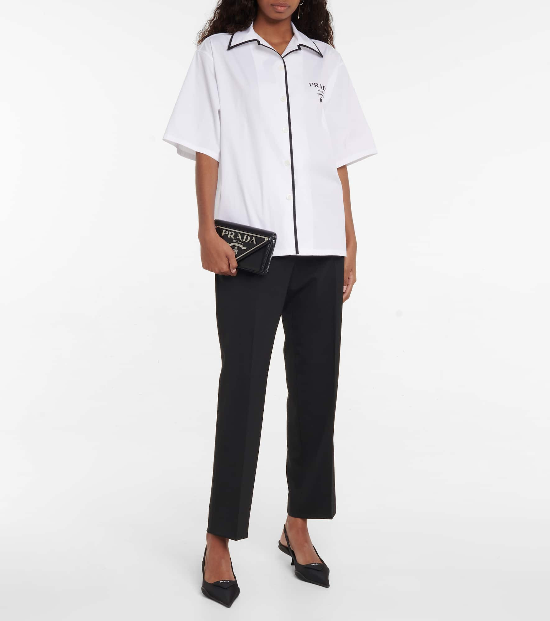 Cotton-blend shirt - 2