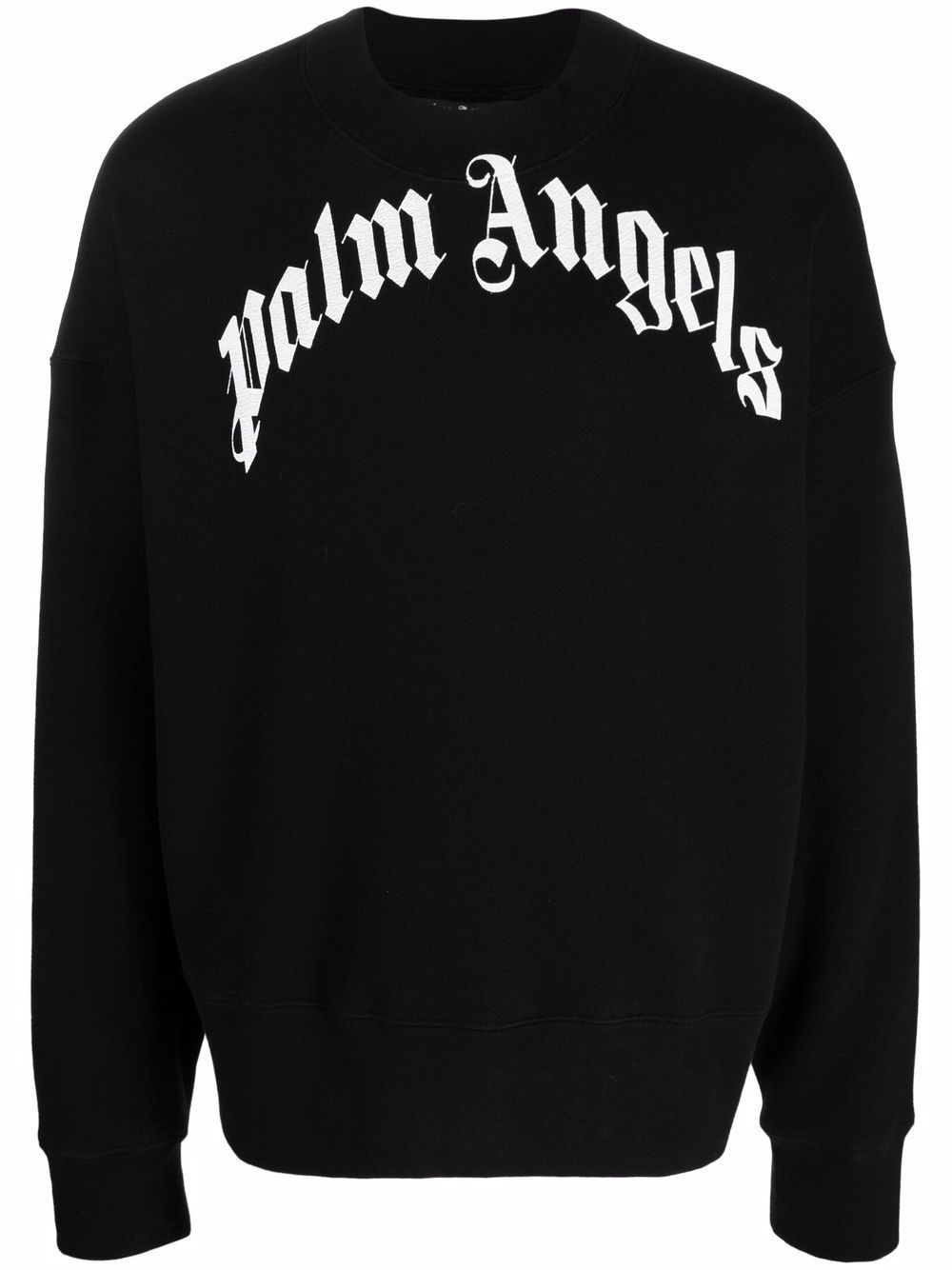 Curved-Logo sweatshirt - 1