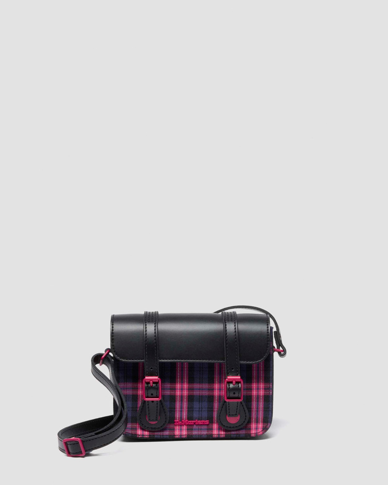 7 INCH SATCHEL PINK TARTAN SATCHEL 1